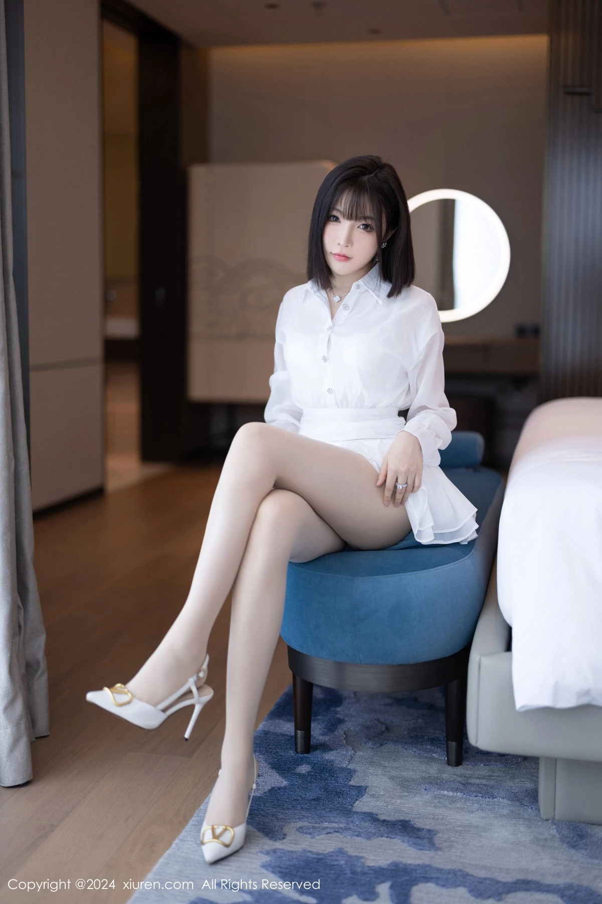 [XiuRen秀人网] 2024.08.15 No.9020 徐莉芝Booty 丝袜美腿 [94P] NO.5