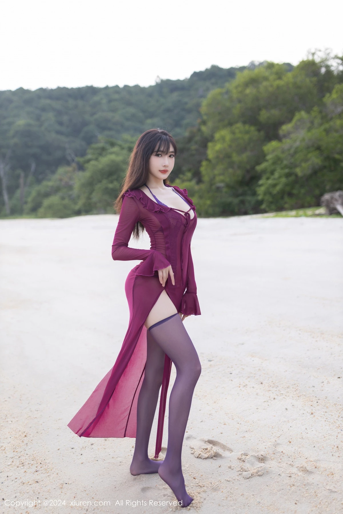 [XiuRen秀人网] 2024.08.15 No.9021 陆萱萱 丝袜美腿 [78P] NO.1