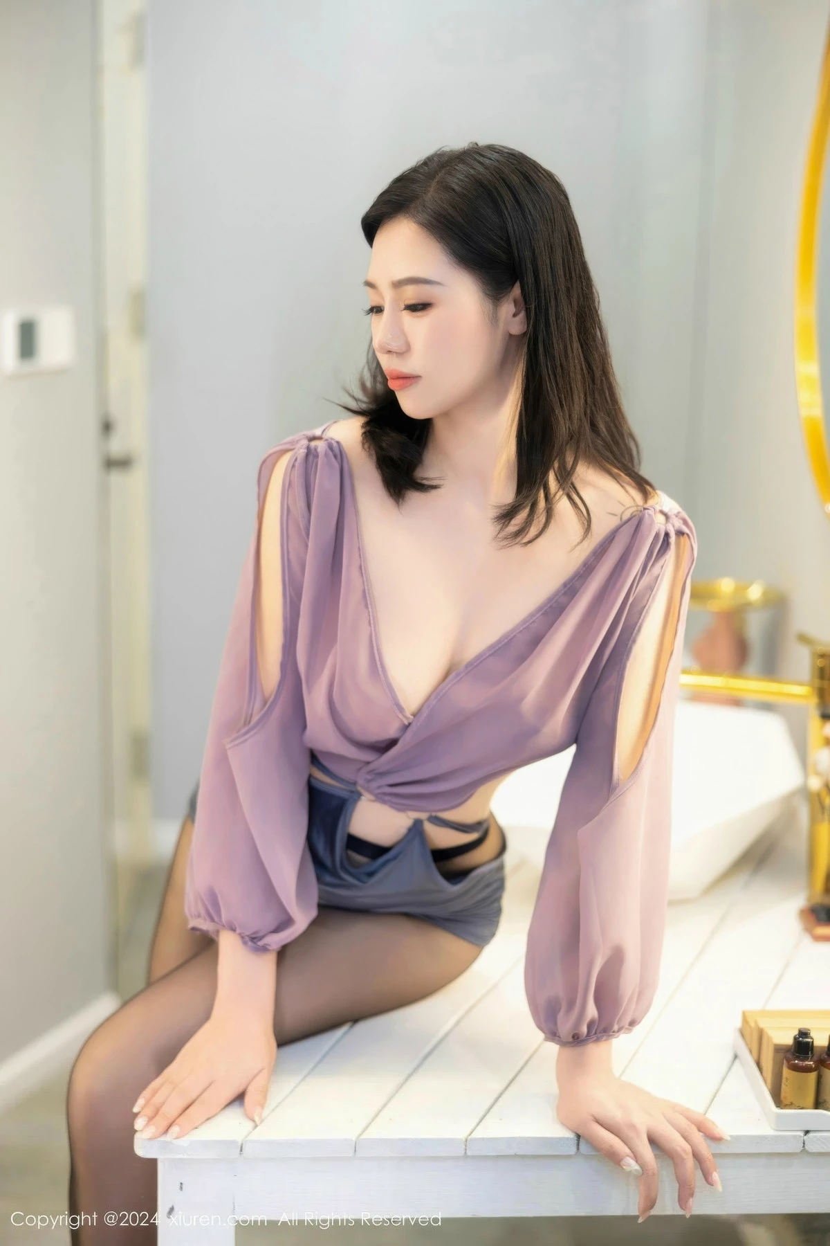 [XiuRen秀人网] 2024.07.23 No.8902 金小依 黑丝美腿 [76P] NO.9