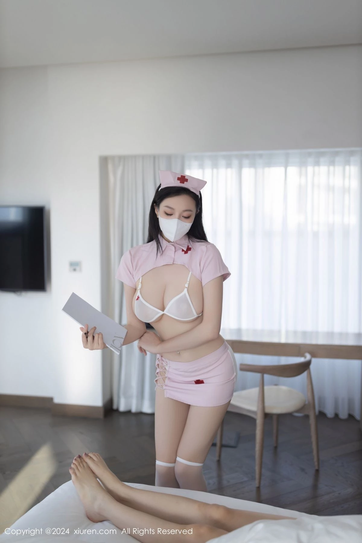 [XiuRen秀人网] 2024.08.27 No.9075 安然anran 丝袜美腿 [80P] NO.10