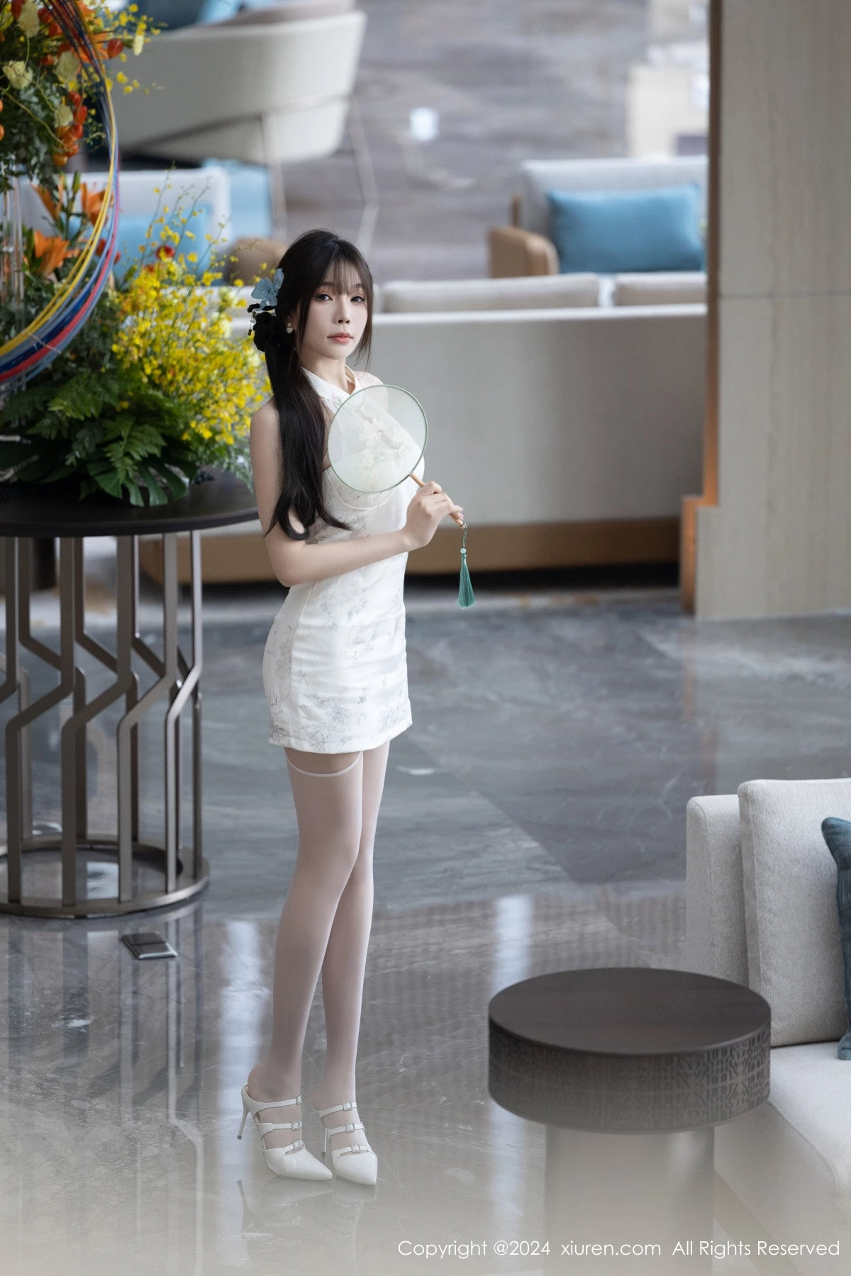 [XiuRen秀人网] 2024.09.02 No.9101 徐莉芝Booty 美腿丝袜 [90P] NO.8