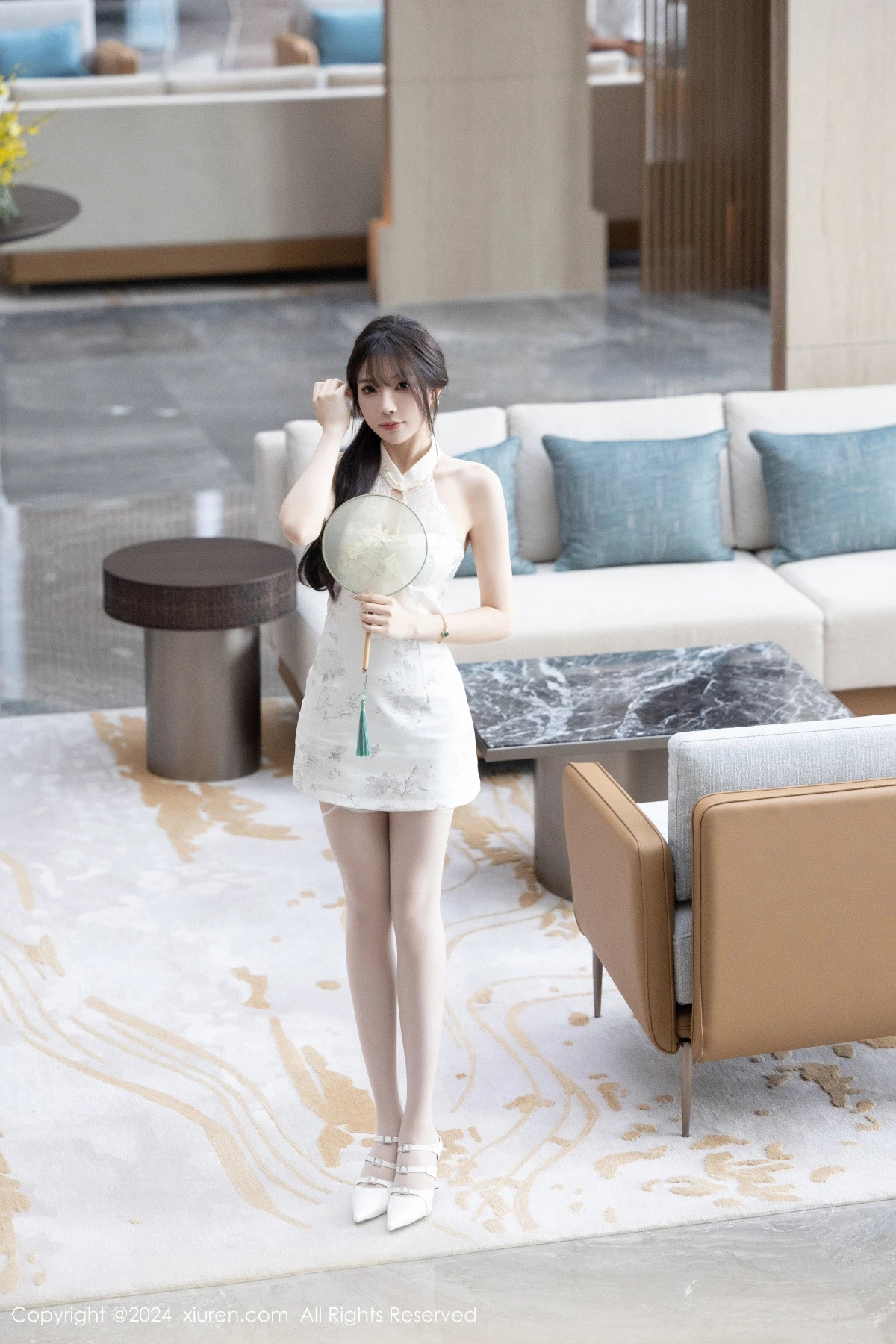 [XiuRen秀人网] 2024.09.02 No.9101 徐莉芝Booty 美腿丝袜 [90P] NO.7