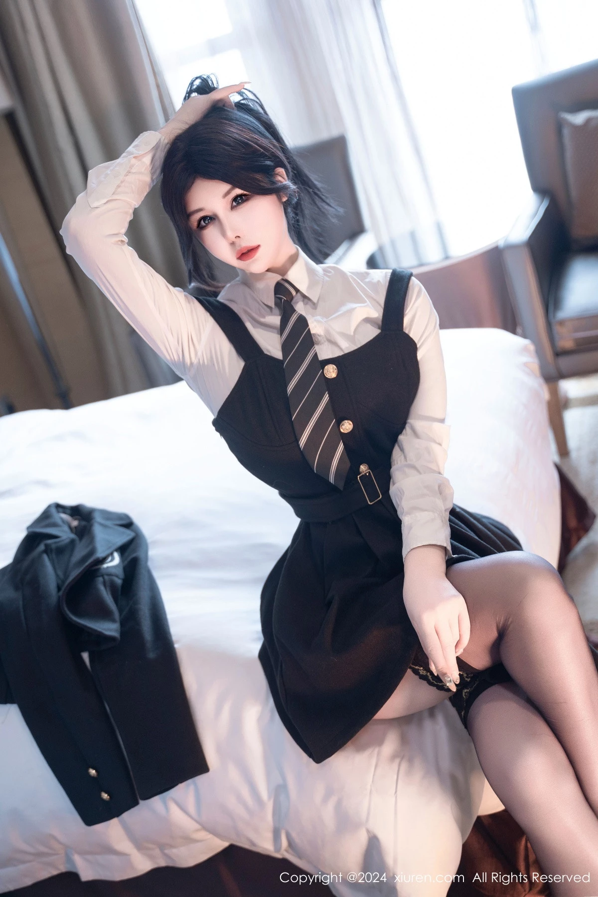 [XiuRen秀人网] 2024.09.03 No.9106 陈芊儿 黑丝美腿 [90P] NO.11