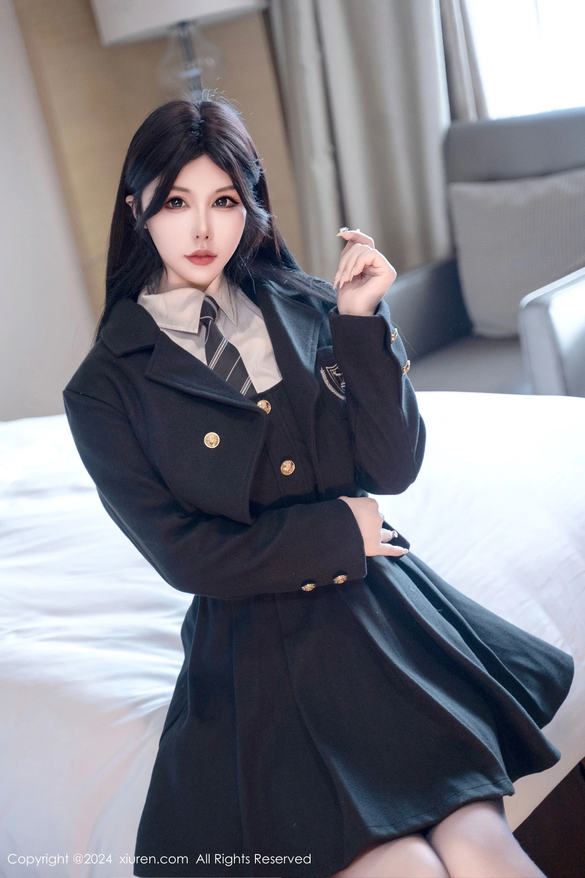 [XiuRen秀人网] 2024.09.03 No.9106 陈芊儿 黑丝美腿 [90P] NO.8