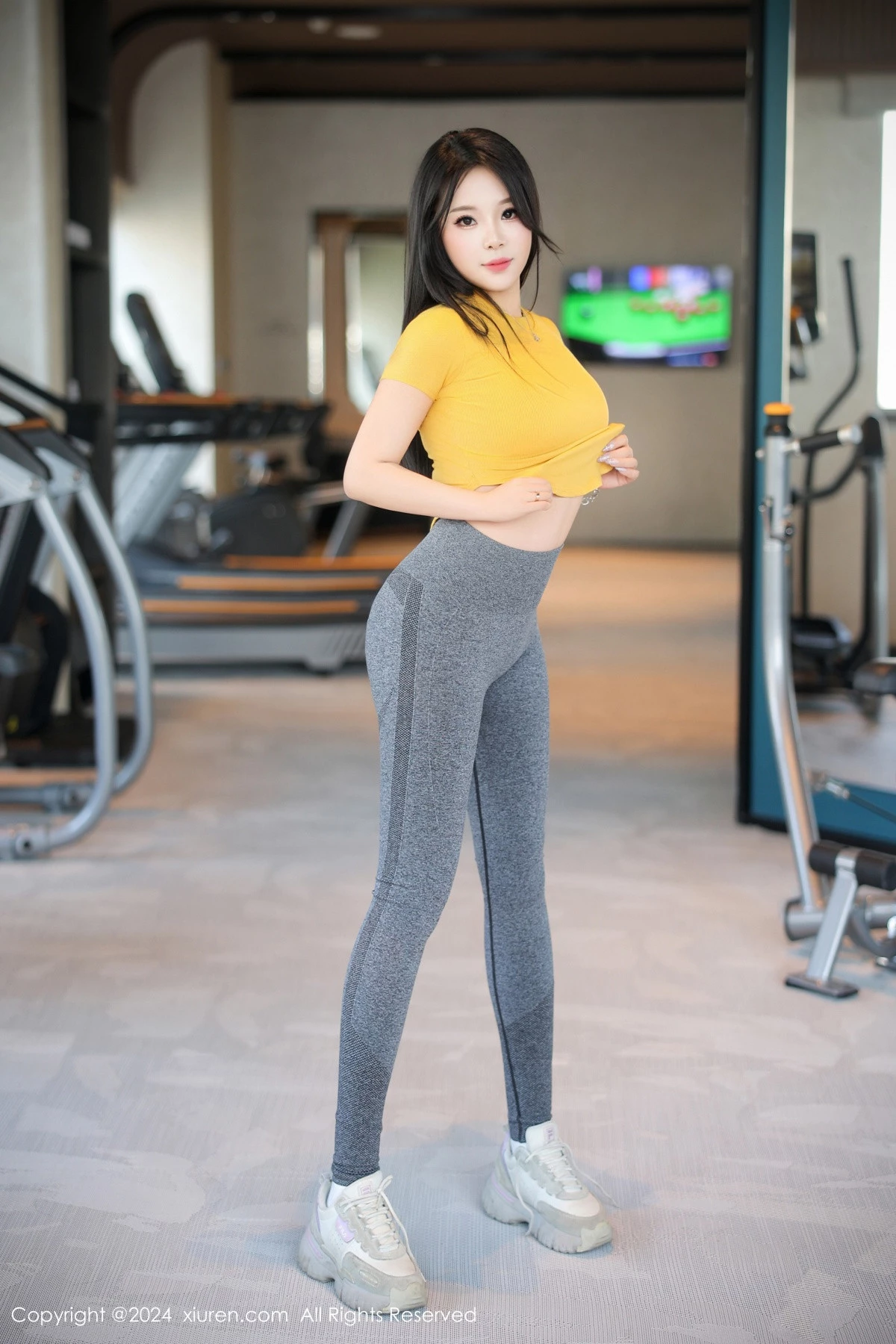 [XiuRen秀人网] 2024.09.05 No.9117 麦田 健身房场景 [88P] NO.12