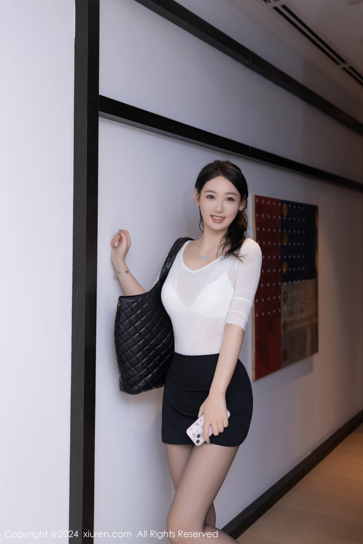 [XiuRen秀人网] 2024.08.19 No.9036 唐安琪 短裙丝袜 [84P] NO.2
