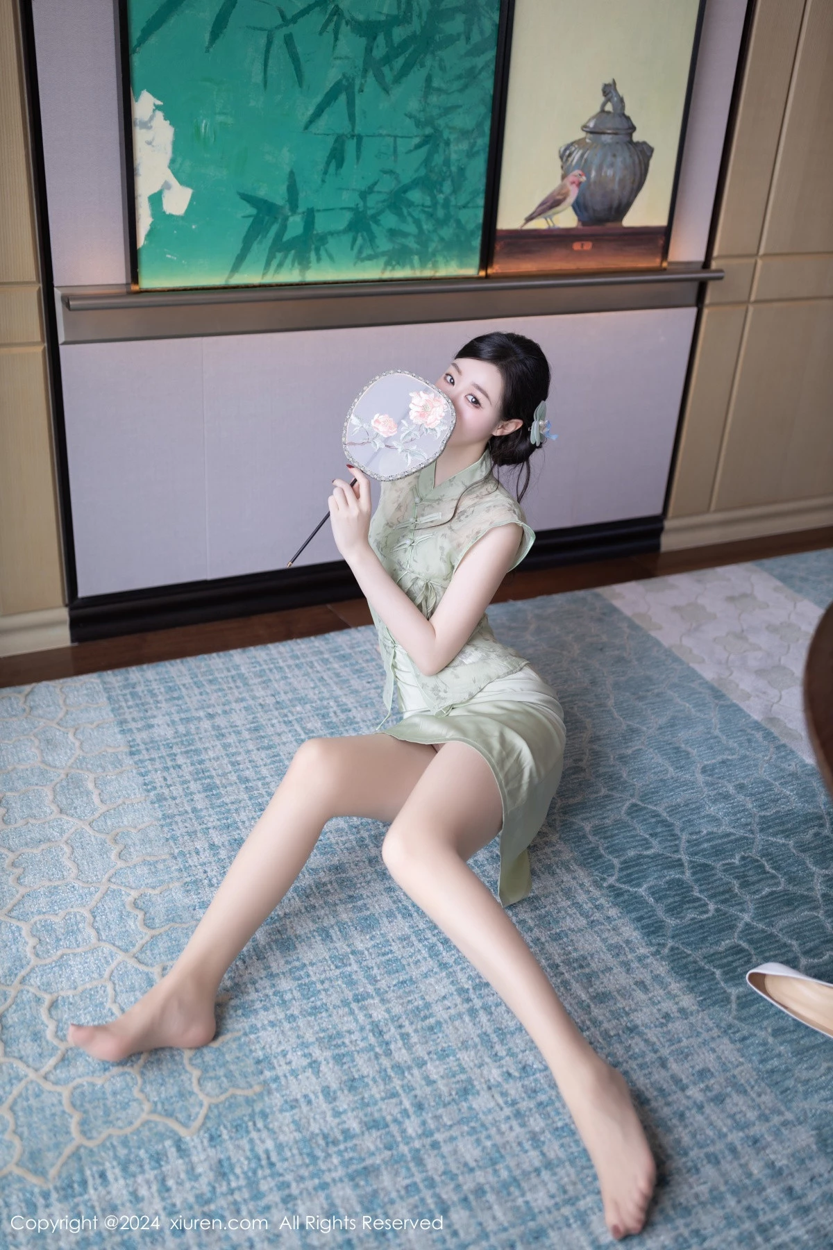 [XiuRen秀人网] 2024.09.06 No.9124 小逗逗 丝袜美腿 [81P] NO.7