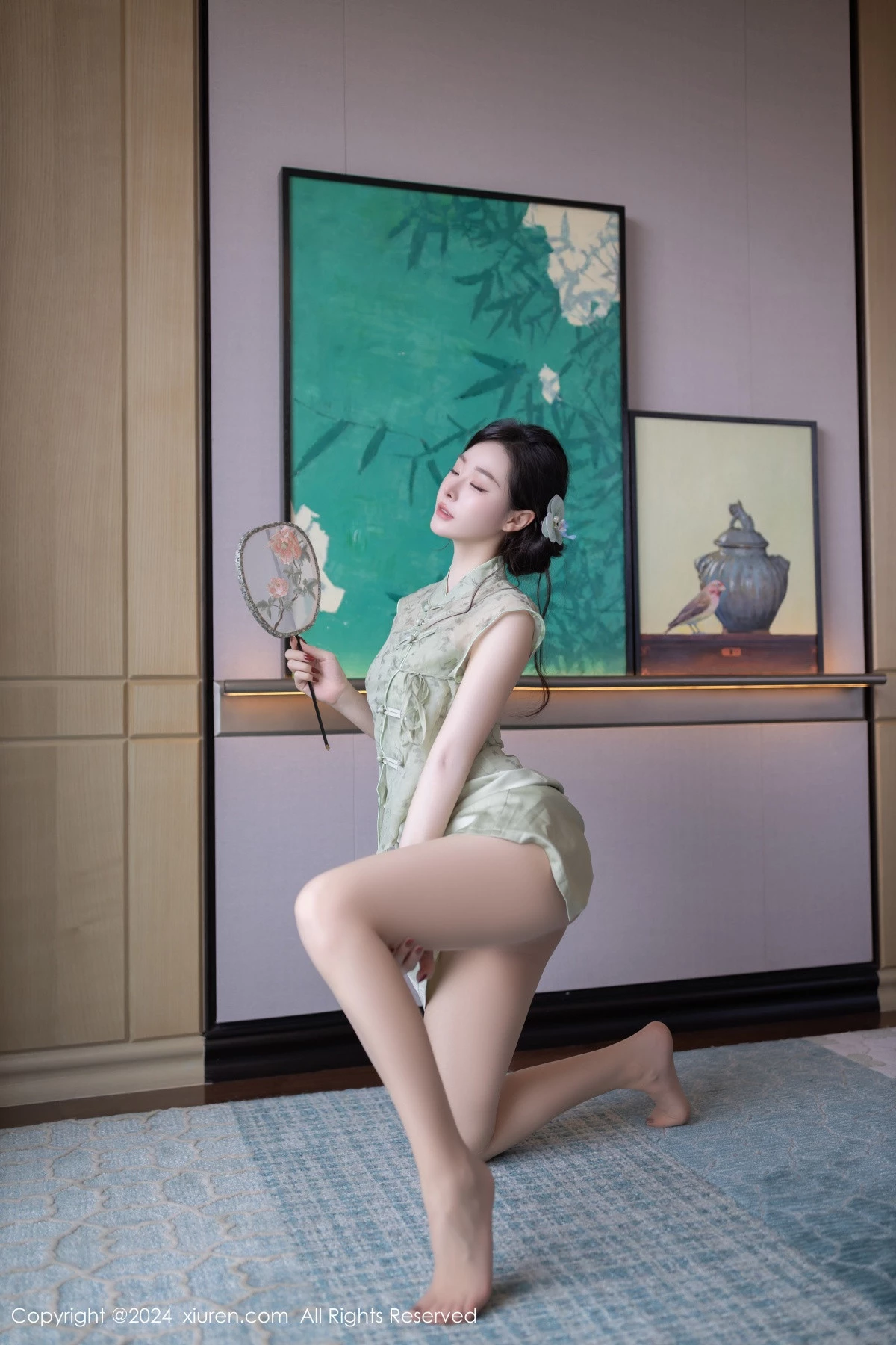 [XiuRen秀人网] 2024.09.06 No.9124 小逗逗 丝袜美腿 [81P] NO.8