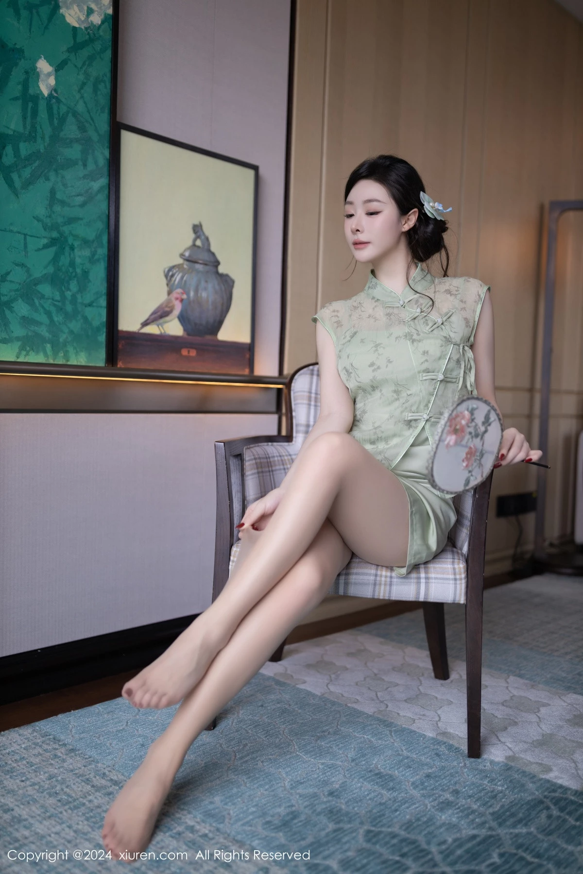 [XiuRen秀人网] 2024.09.06 No.9124 小逗逗 丝袜美腿 [81P] NO.11