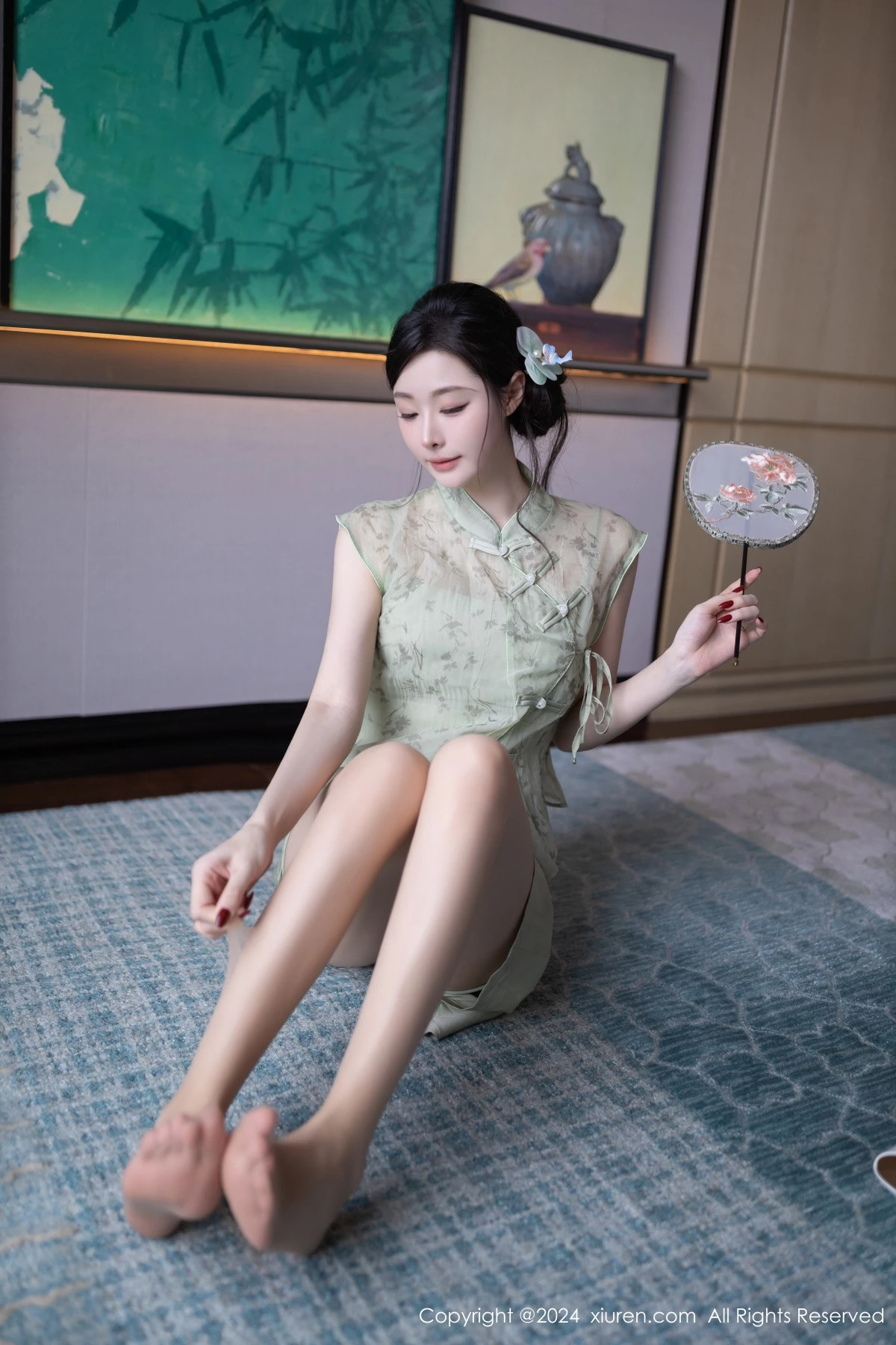 [XiuRen秀人网] 2024.09.06 No.9124 小逗逗 丝袜美腿 [81P] NO.4