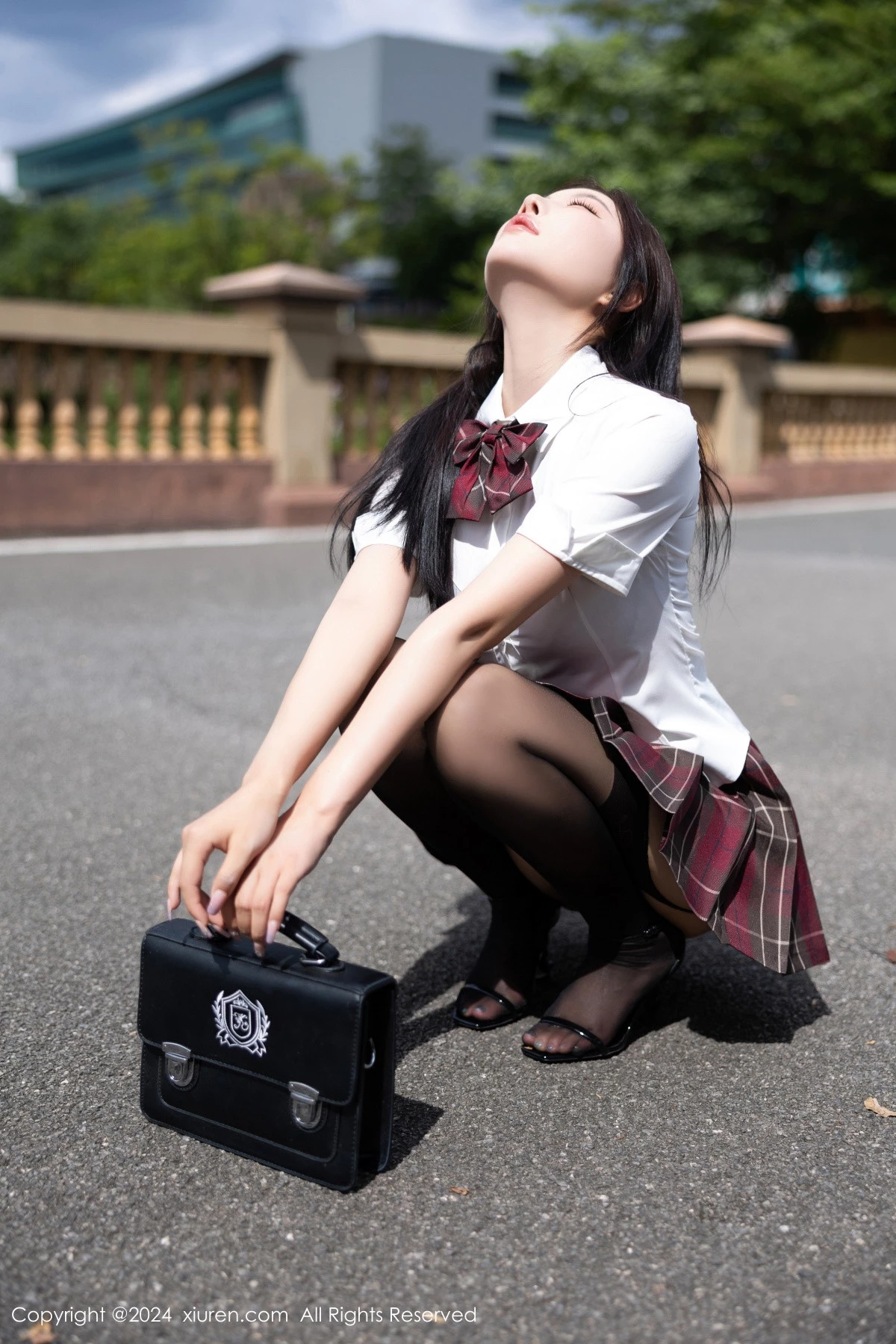 [XiuRen秀人网] 2024.08.23 No.9064 杨晨晨Yome 黑丝美腿 [101P] NO.7