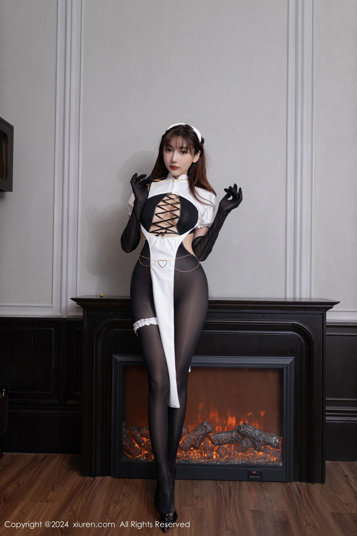 [XiuRen秀人网] 2024.09.26 No.9216 陆萱萱 黑丝美腿 [77P] NO.2