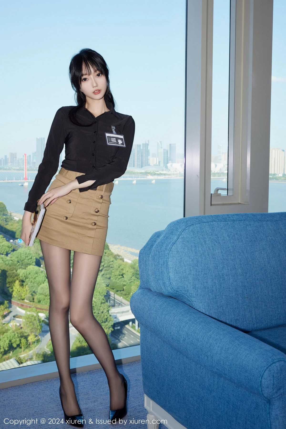 [XiuRen秀人网] 2024.10.18 No.9309 玥儿玥er 短裙黑丝 [72P] NO.7