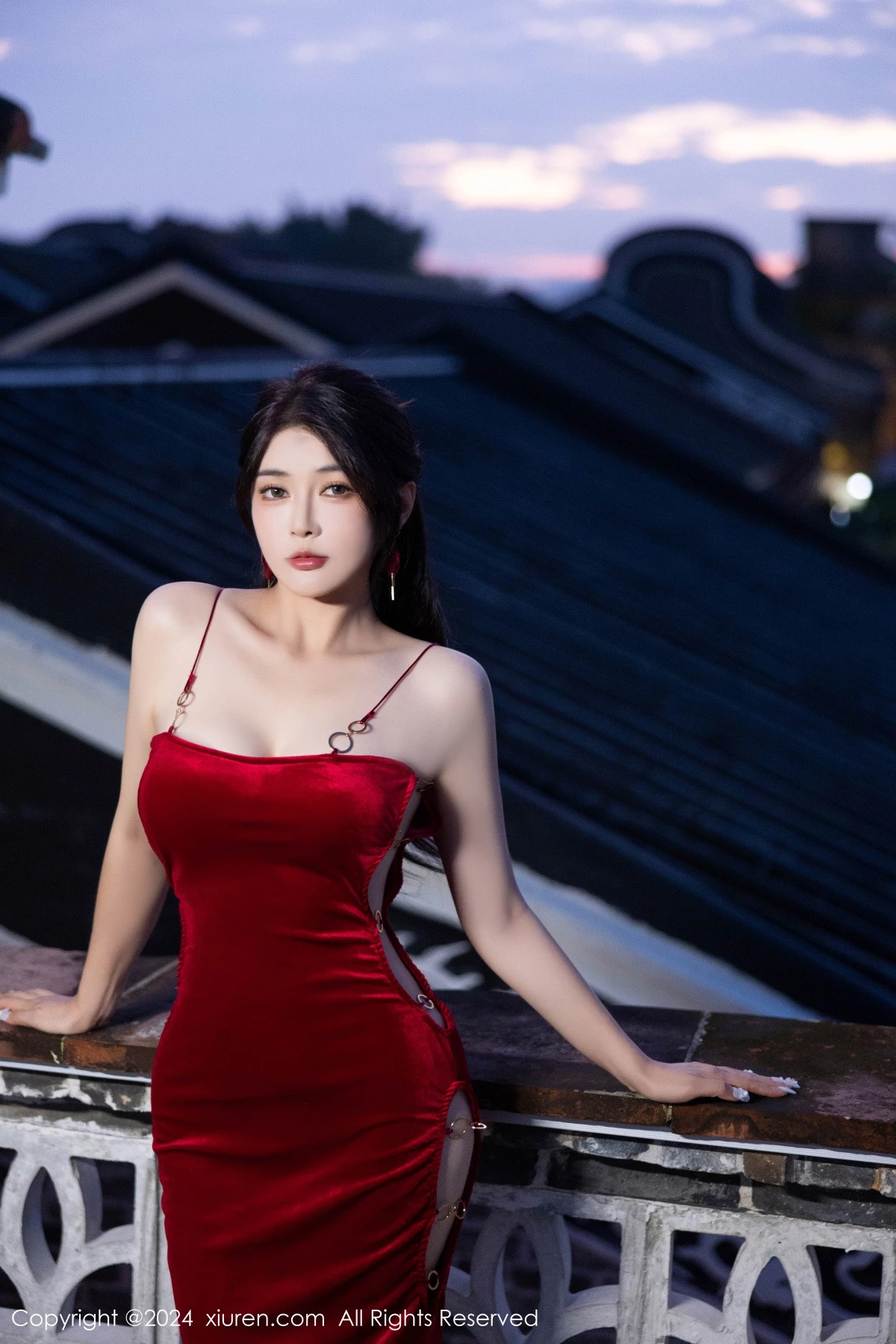 [XiuRen秀人网] 2024.10.22 No.9327 凯竹Quinn 长裙美腿 [87P] NO.7