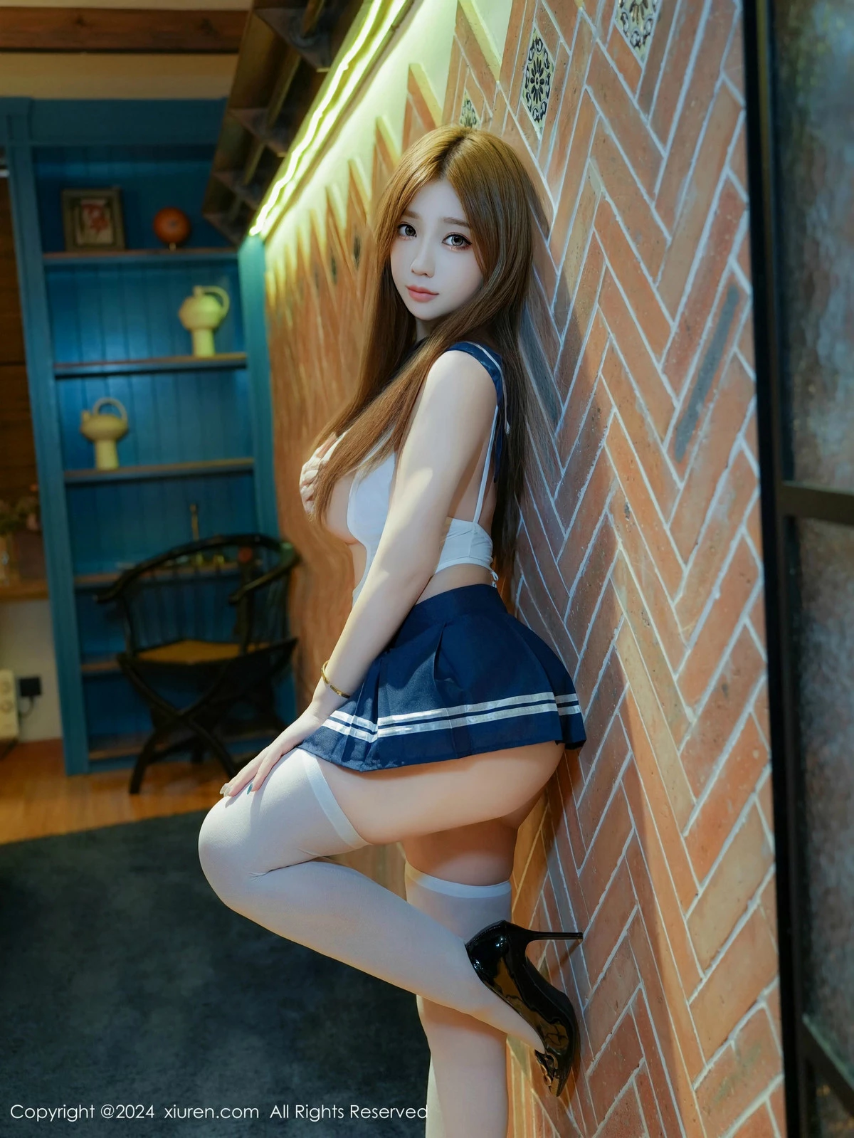 [XiuRen秀人网] 2024.10.31 No.9370 王伊纯 丝袜美腿 [63P] NO.11