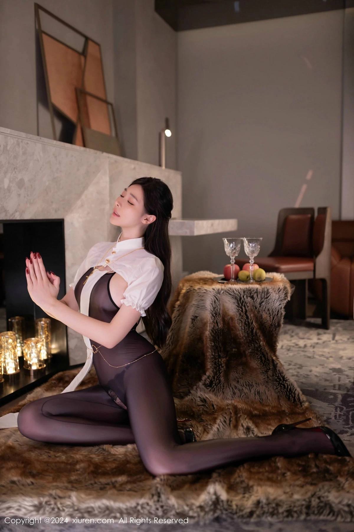 [XiuRen秀人网] 2024.10.25 No.9350 小逗逗 黑丝美腿 [79P] NO.3