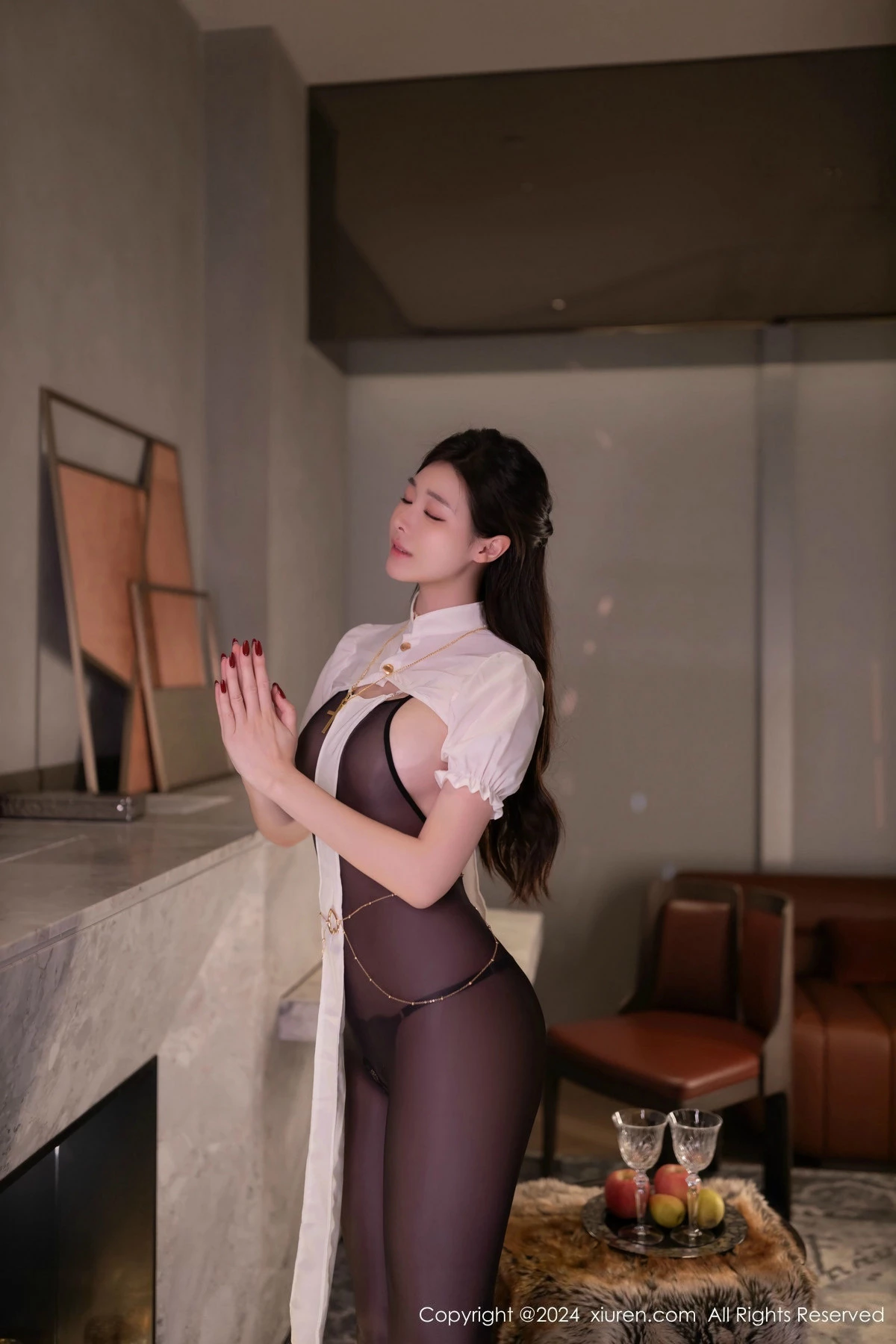 [XiuRen秀人网] 2024.10.25 No.9350 小逗逗 黑丝美腿 [79P] NO.4