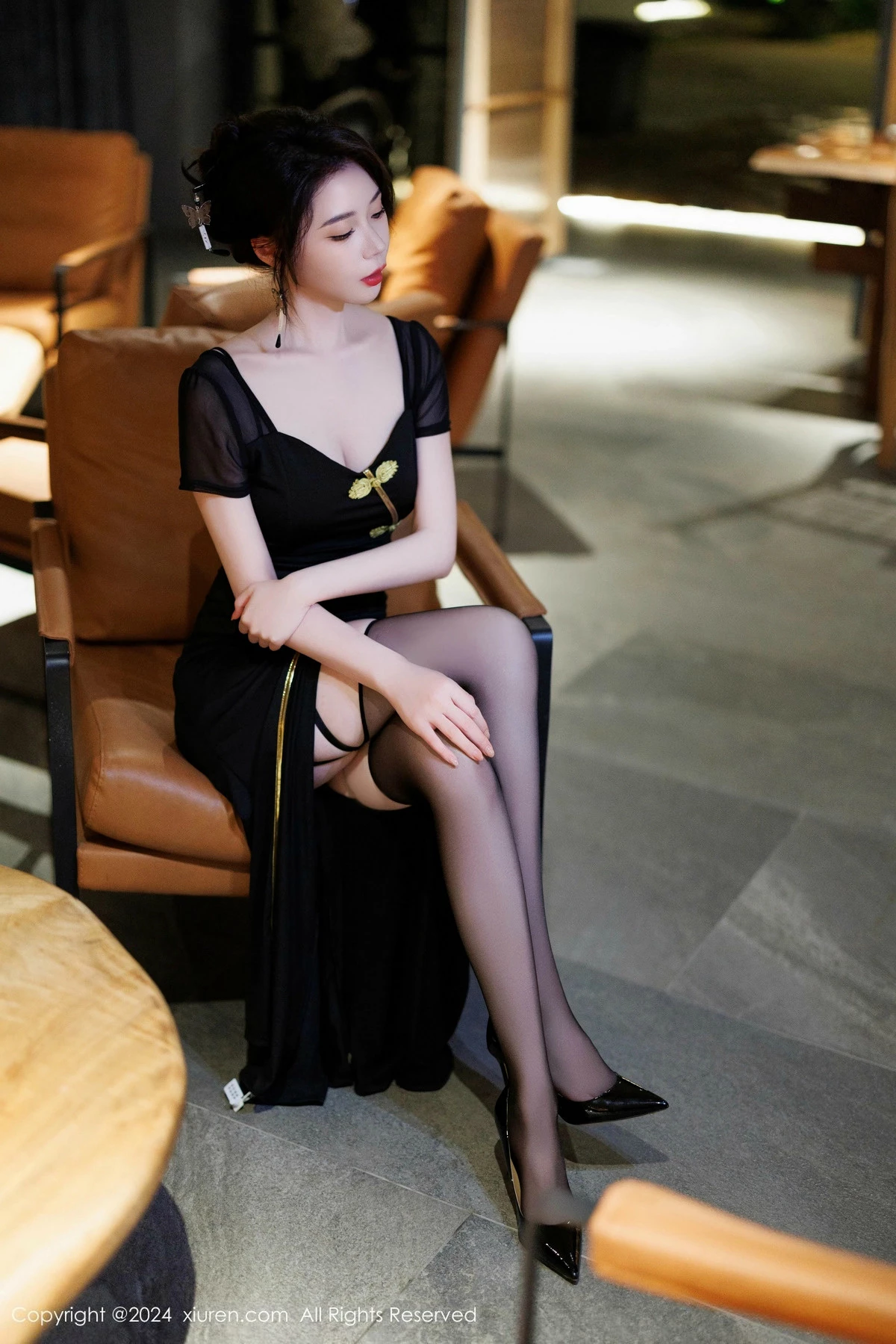 [XiuRen秀人网] 2024.11.29 No.9526 梦心玥 黑丝美腿 [86P] NO.7