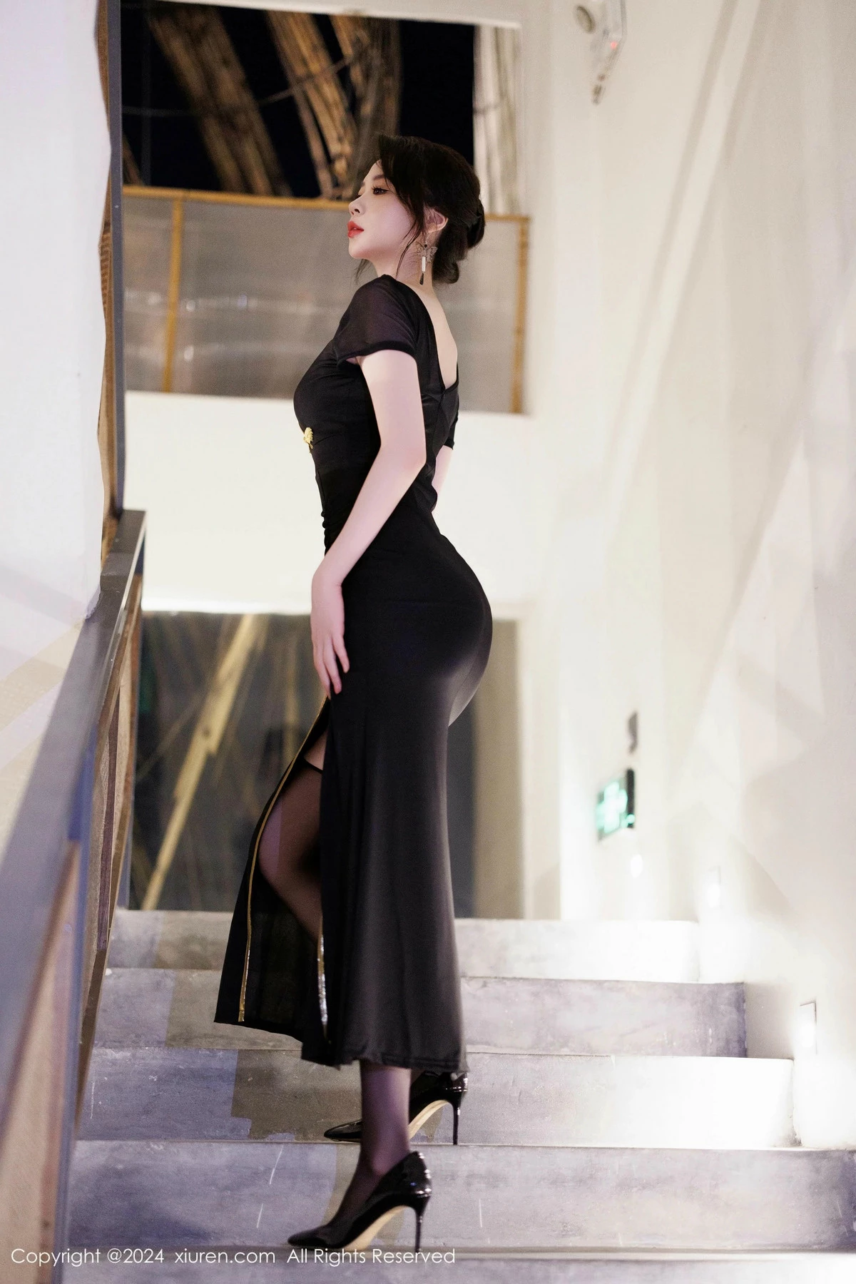 [XiuRen秀人网] 2024.11.29 No.9526 梦心玥 黑丝美腿 [86P] NO.10