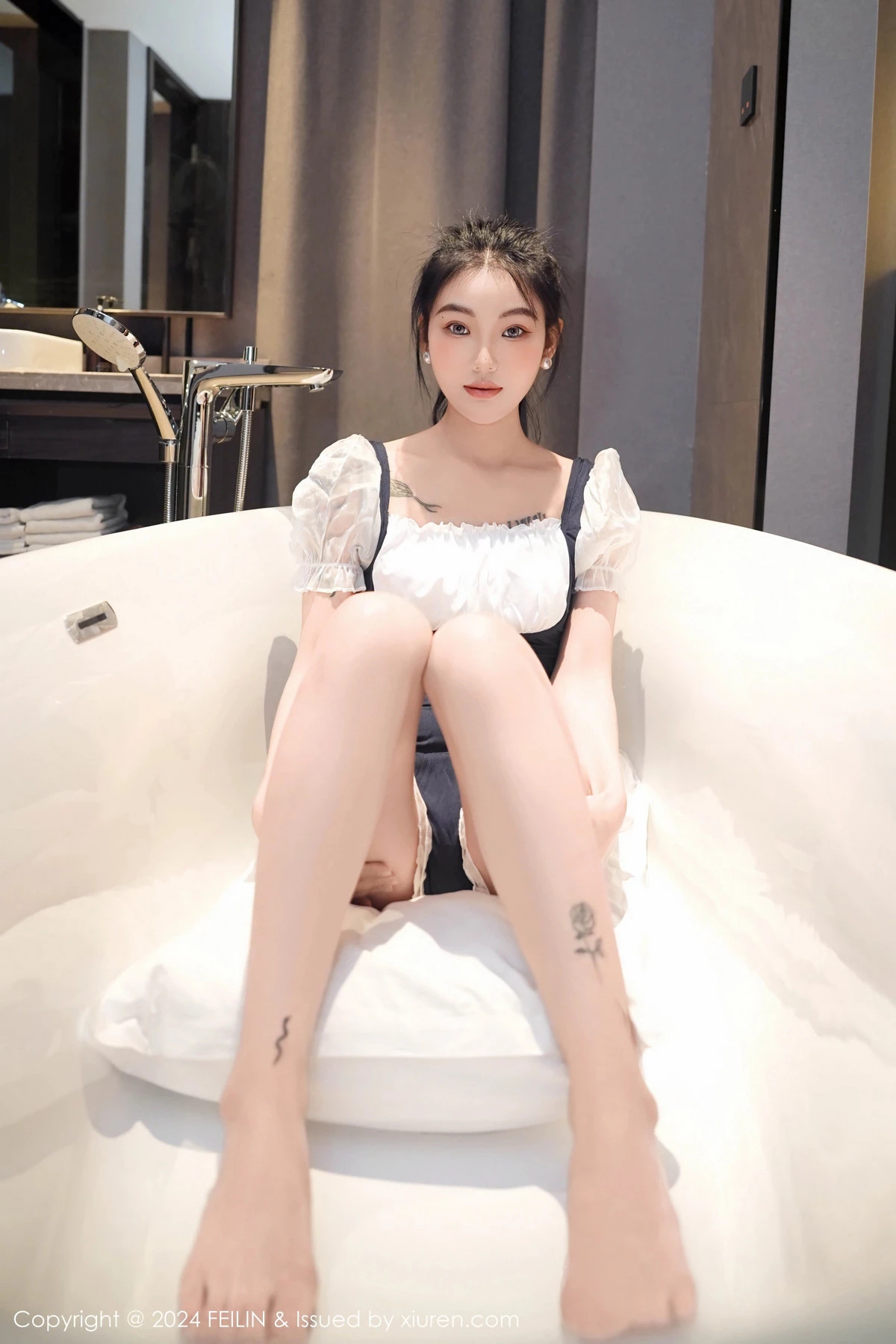 [FEILIN嗲囡囡] 2024.12.02 VOL.491 希恬儿 浴缸美腿 [60P] NO.8