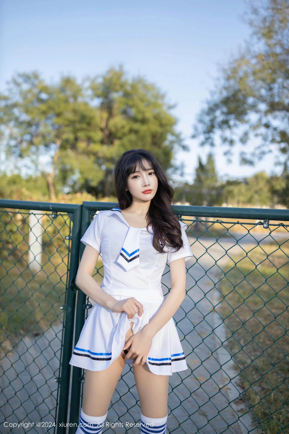 [XiuRen秀人网] 2024.12.05 No.9554 陆萱萱 学生套装 [80P] NO.7