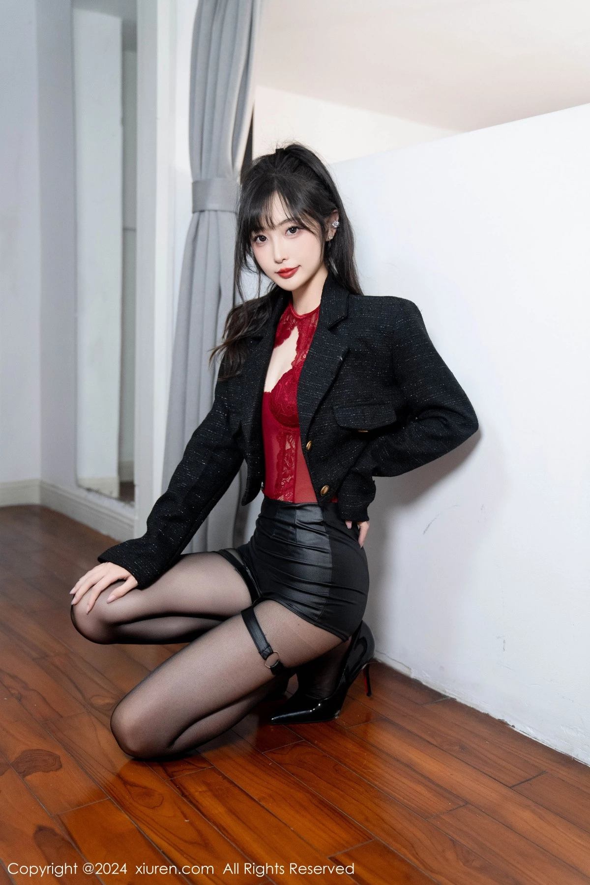 [XiuRen秀人网] 2024.12.06 No.9561 林星阑 黑丝美腿 [90P] NO.12