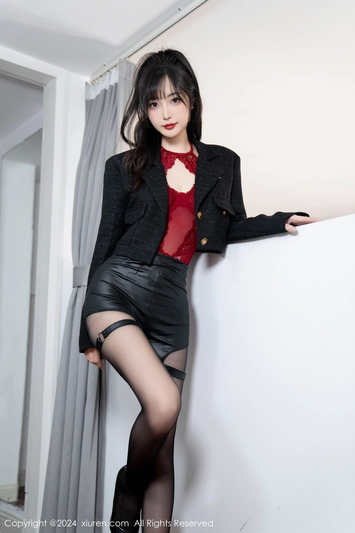 [XiuRen秀人网] 2024.12.06 No.9561 林星阑 黑丝美腿 [90P] NO.10