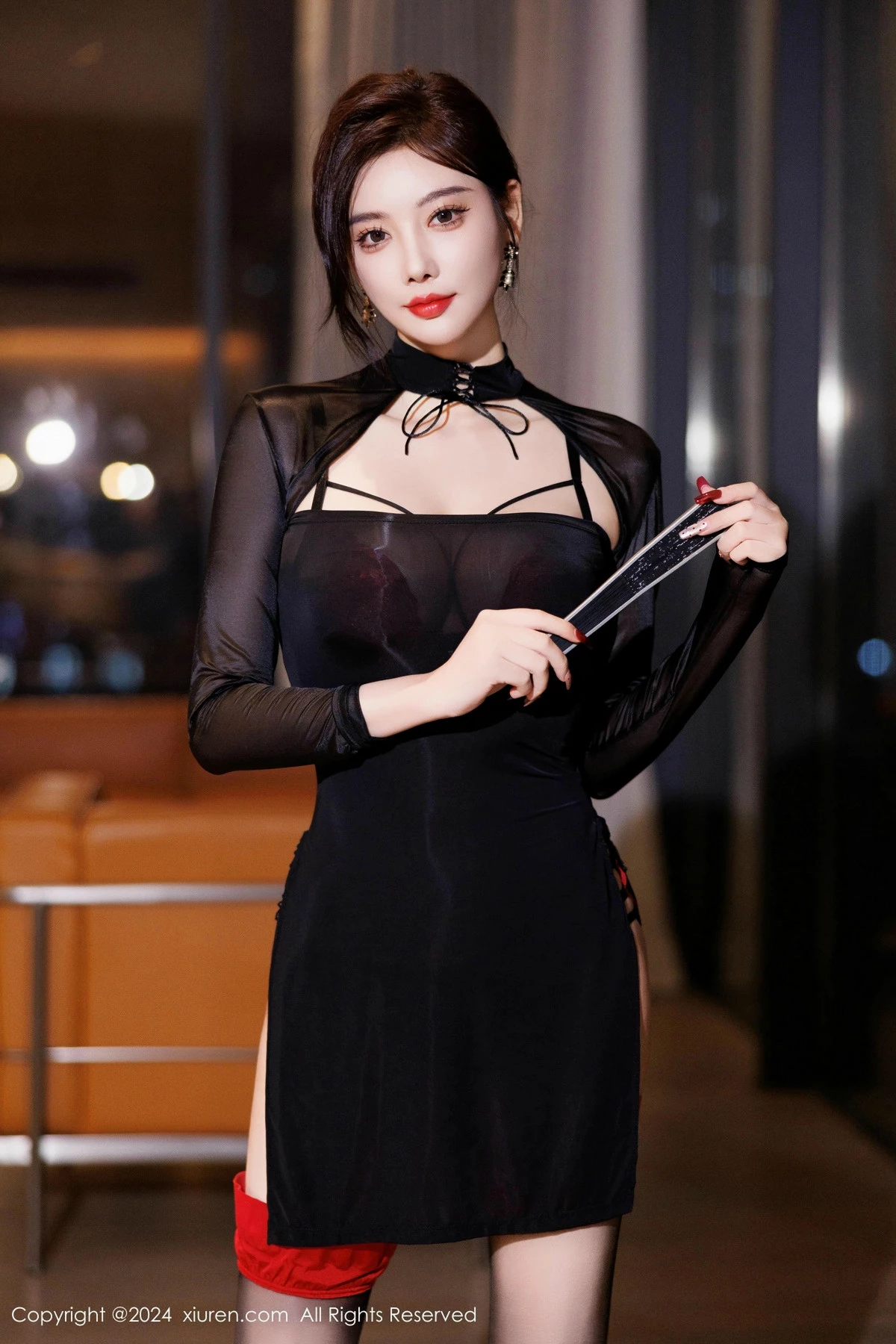 [XiuRen秀人网] 2024.12.13 No.9599 杨晨晨Yome 黑丝美腿 [80P] NO.1