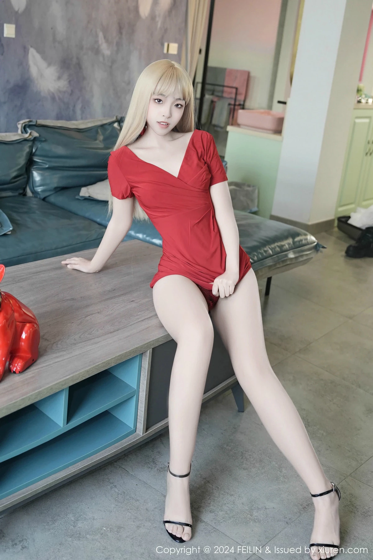 [FEILIN嗲囡囡] 2024.12.30 VOL.496 芝樱 长腿妩媚 [78P] NO.10