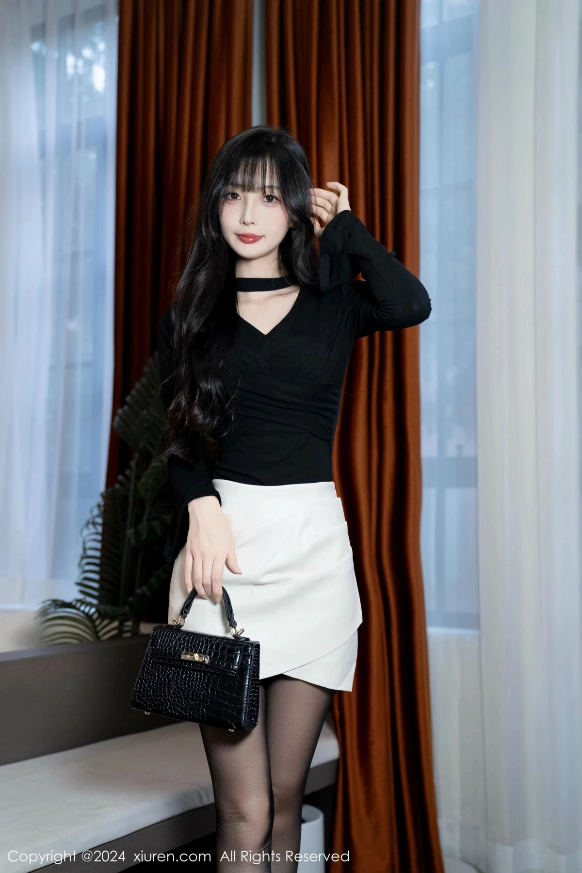 [XiuRen秀人网] 2024.12.31 No.9691 林星阑 黑丝美腿 [100P] NO.8