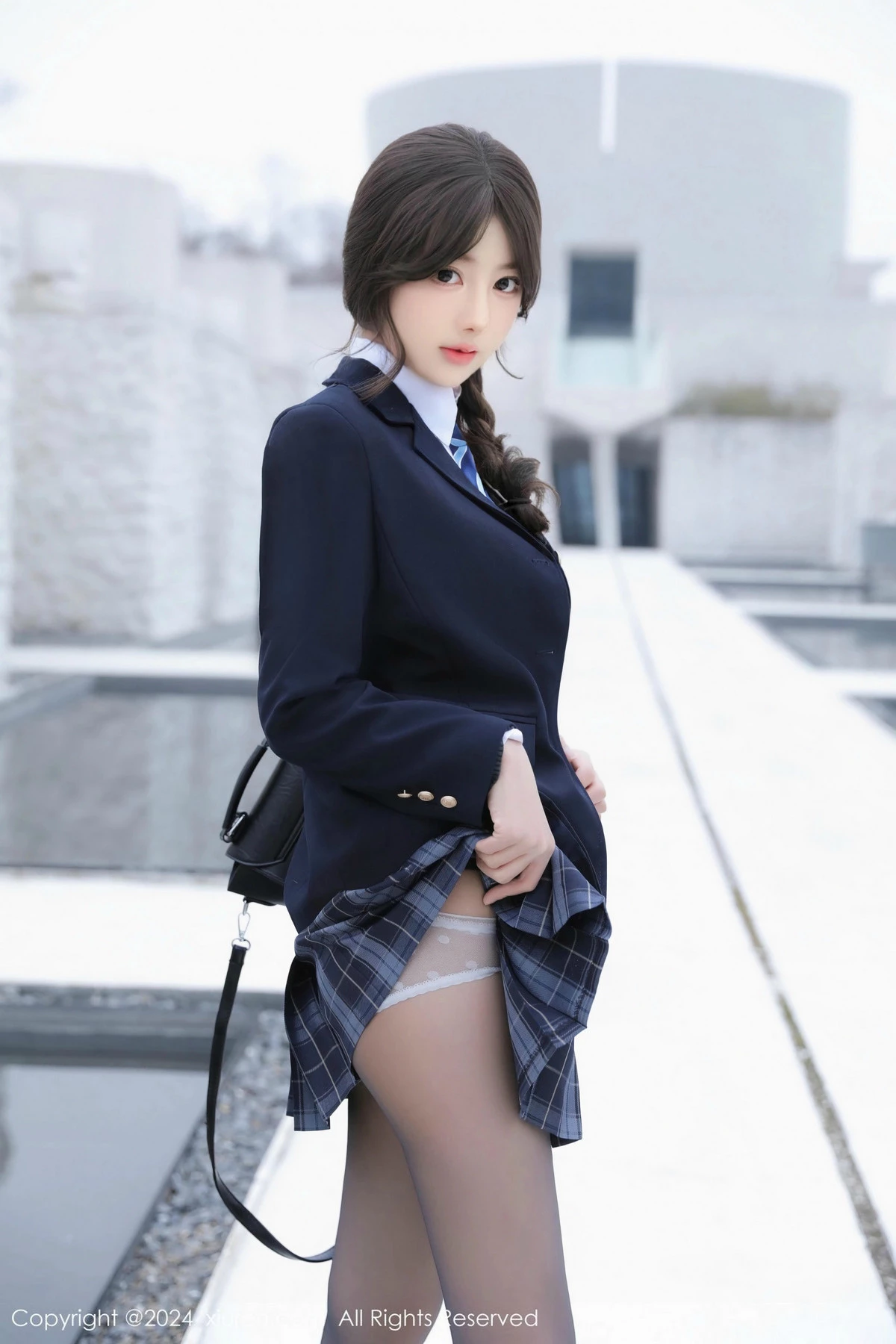 [XiuRen秀人网] 2024.12.31 No.9693 桃妖夭 黑丝制服 [77P] NO.7