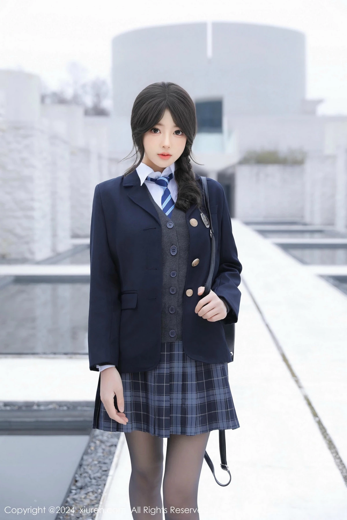 [XiuRen秀人网] 2024.12.31 No.9693 桃妖夭 黑丝制服 [77P] NO.6
