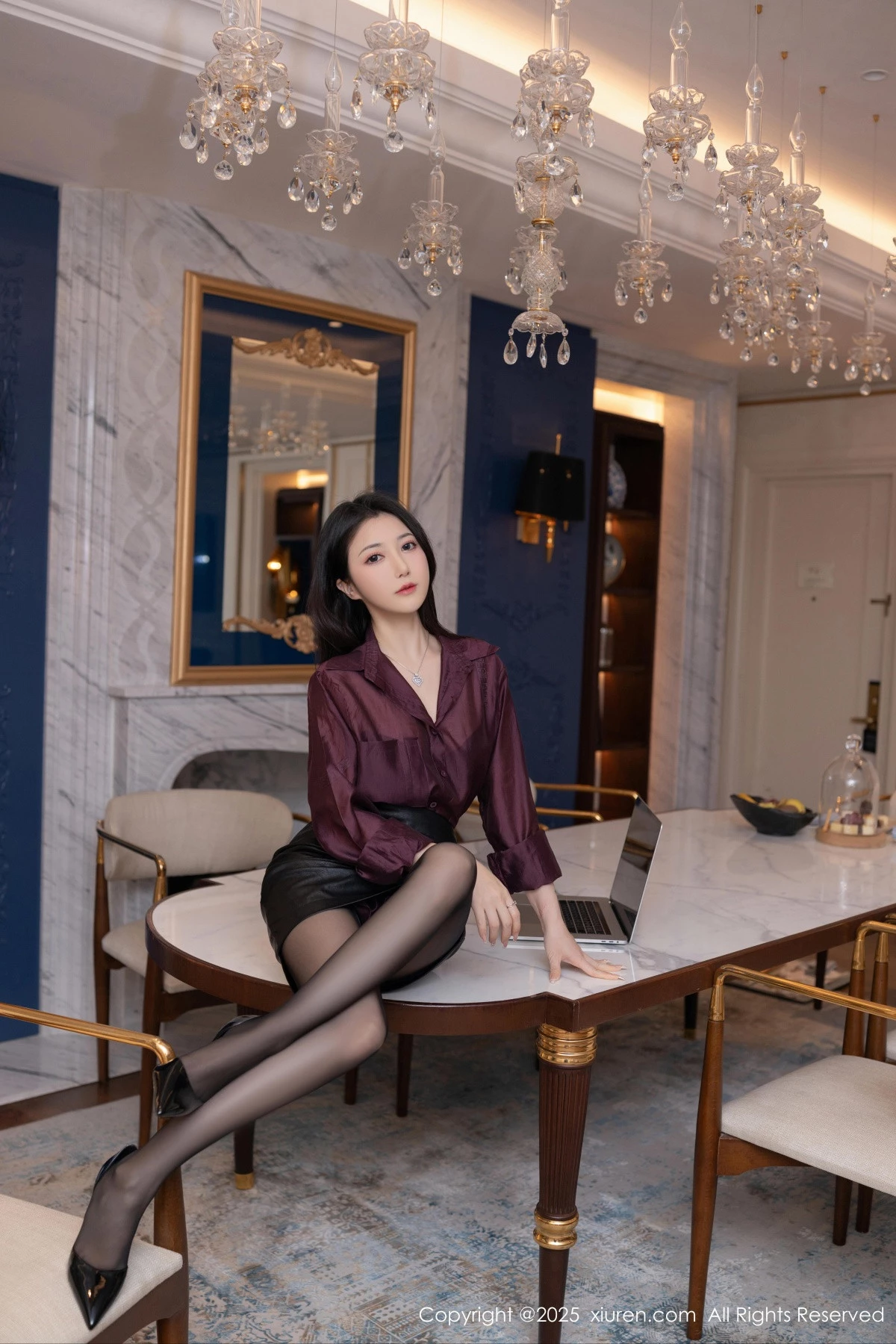 [XiuRen秀人网] 2025.01.10 No.9744 鱼子酱Fish 黑丝美腿 [81P] NO.4