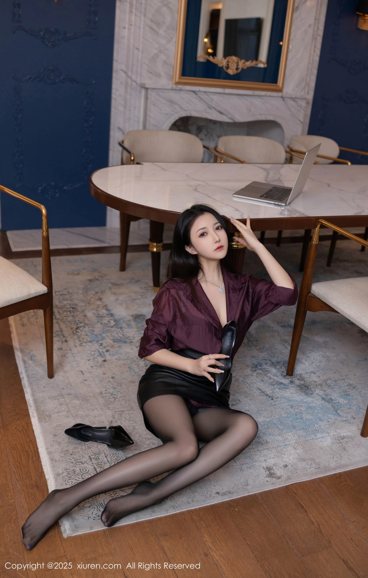 [XiuRen秀人网] 2025.01.10 No.9744 鱼子酱Fish 黑丝美腿 [81P] NO.8