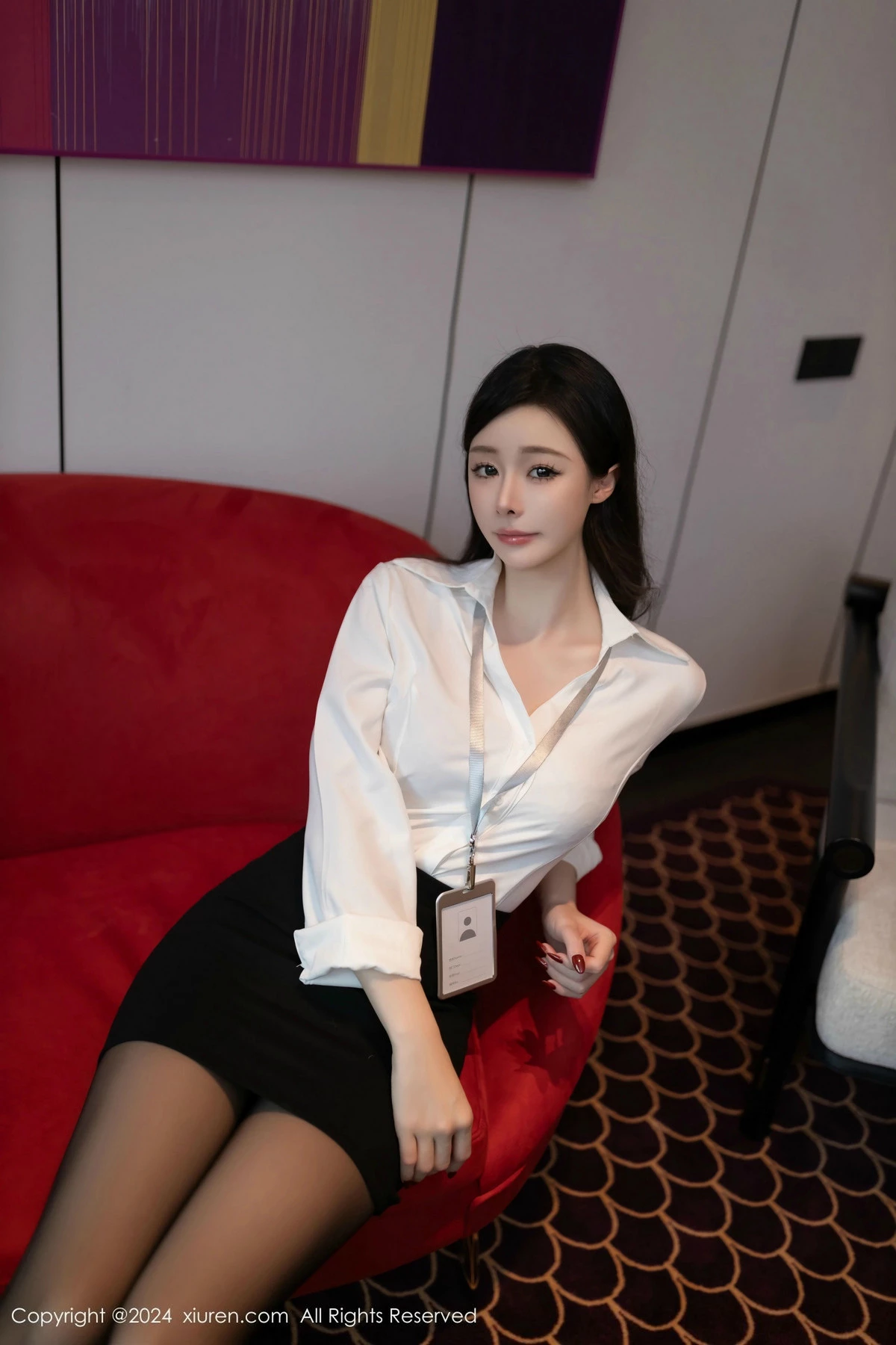 [XiuRen秀人网] 2024.12.20 No.9637 小逗逗 黑丝美腿 [80P] NO.3