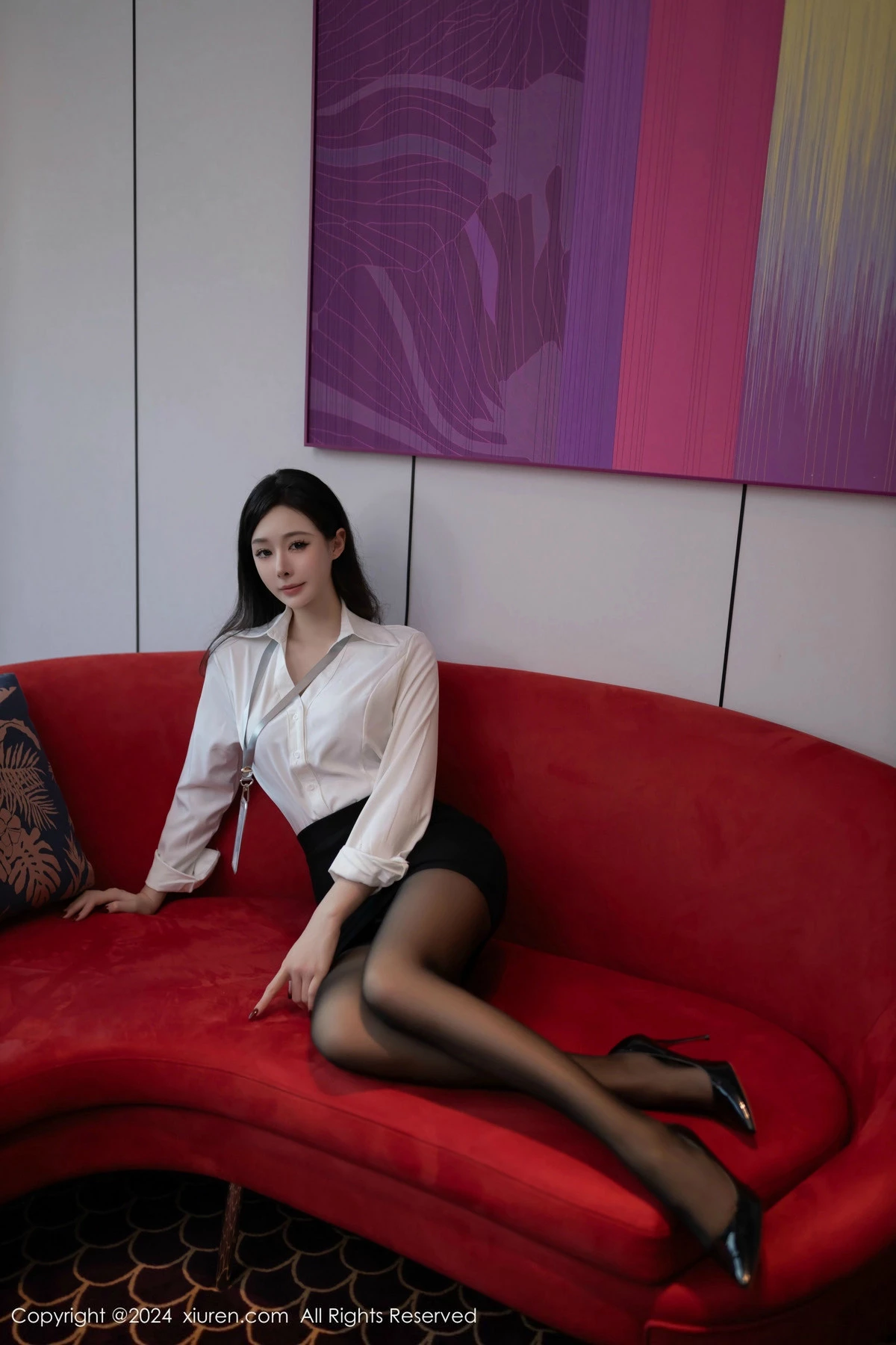 [XiuRen秀人网] 2024.12.20 No.9637 小逗逗 黑丝美腿 [80P] NO.5