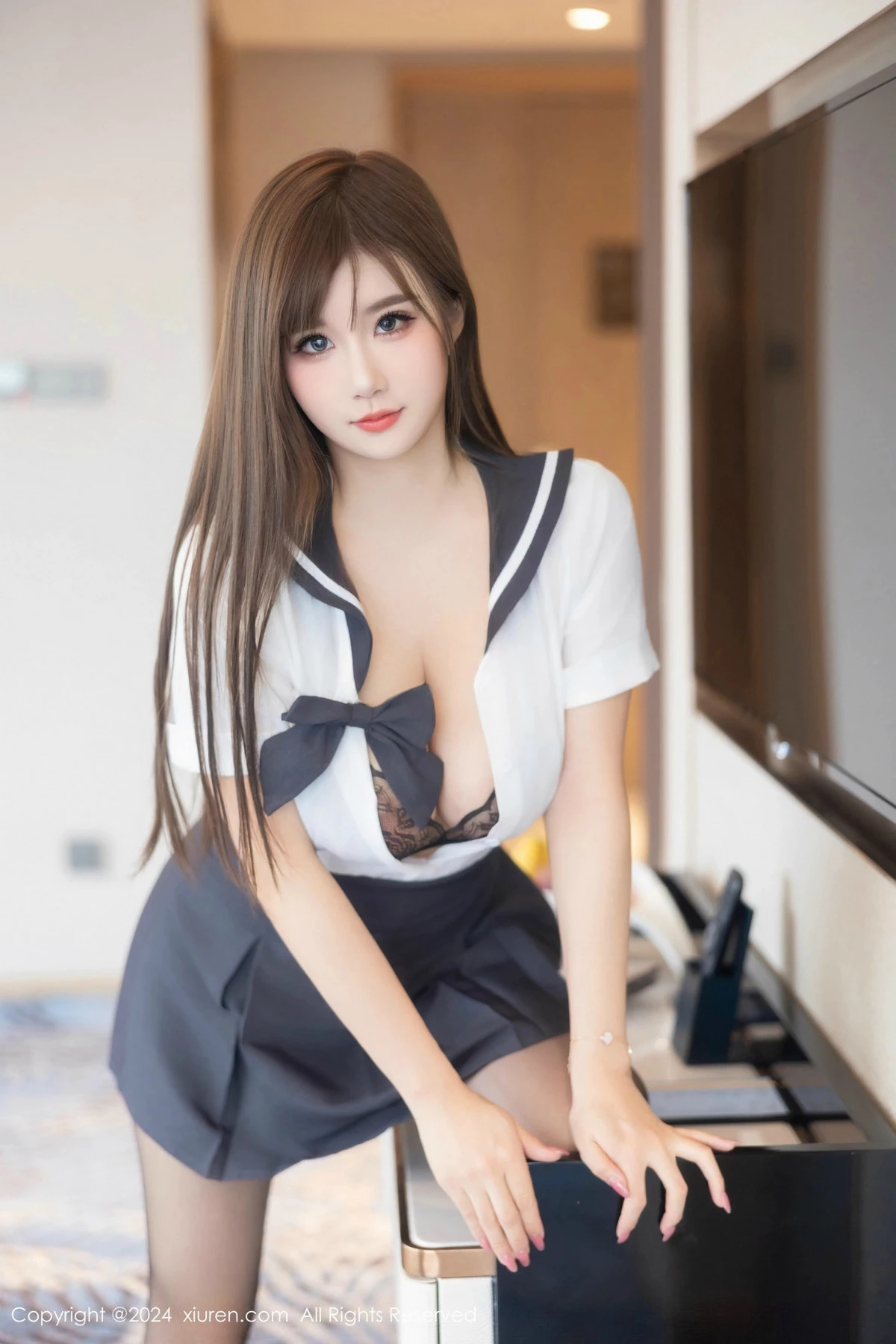 [XiuRen秀人网] 2024.12.26 No.9663 小肉肉咪 黑丝美腿 [78P] NO.12