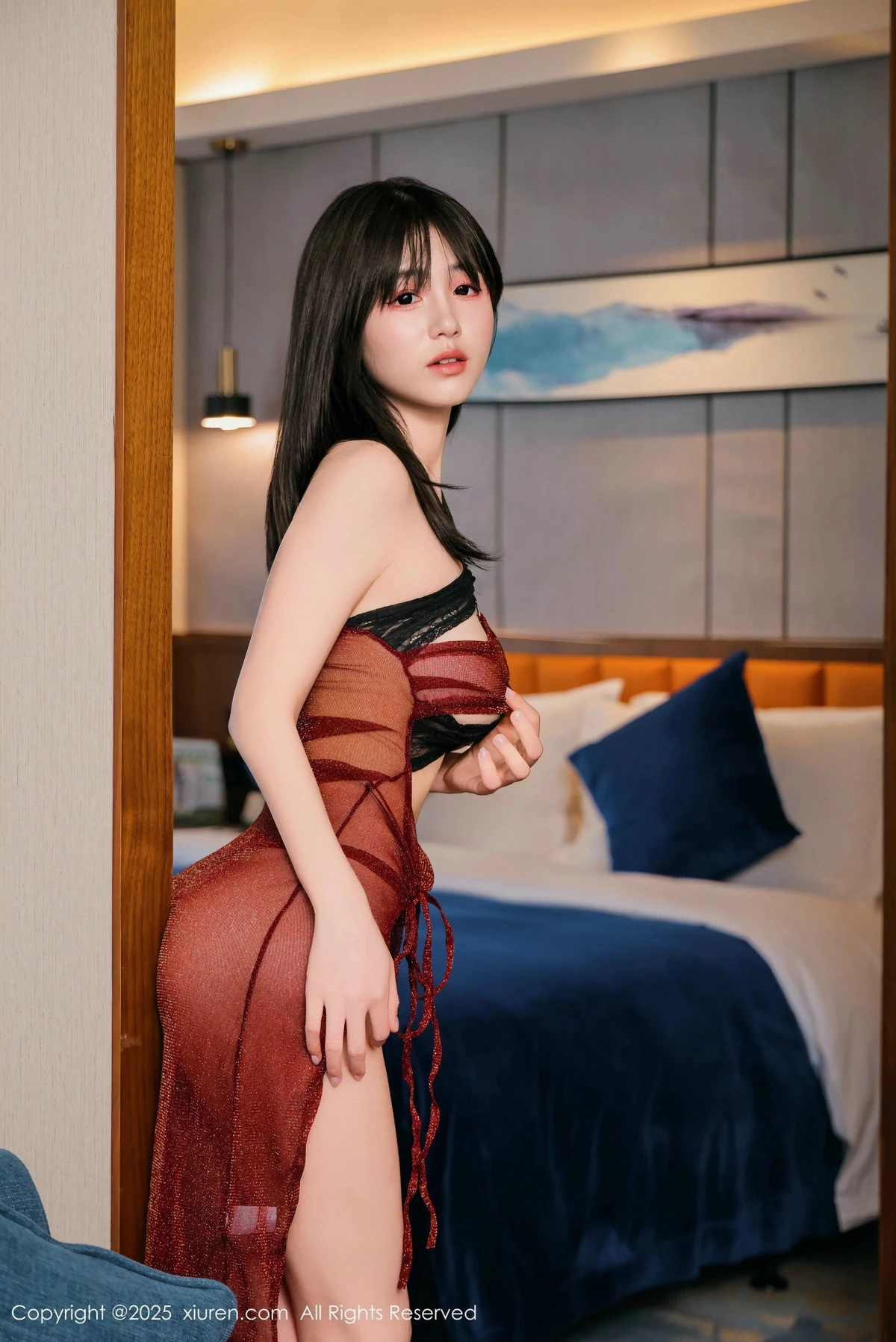 [XiuRen秀人网] 2025.01.23 No.9804 奶芙乔乔 美腿性感 [81P] NO.12