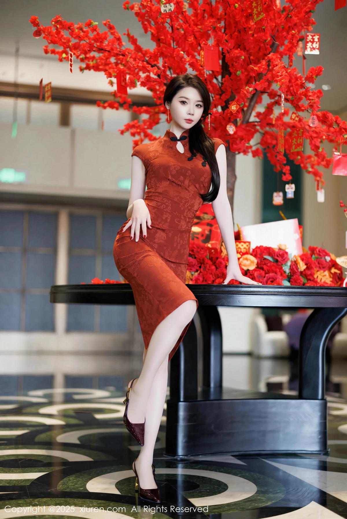 [XiuRen秀人网] 2025.01.24 No.9812 梦心玥 旗袍美腿 [91P] NO.10