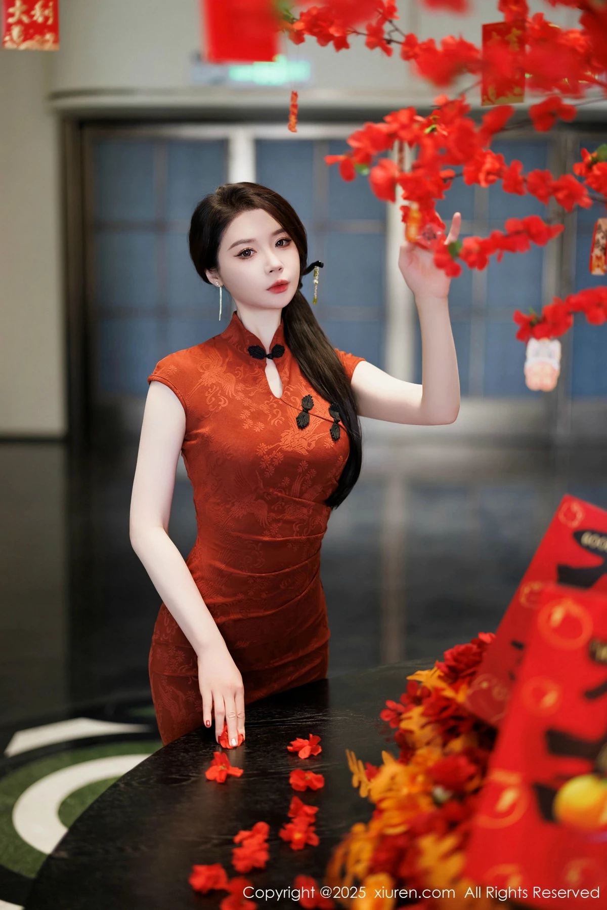 [XiuRen秀人网] 2025.01.24 No.9812 梦心玥 旗袍美腿 [91P] NO.5