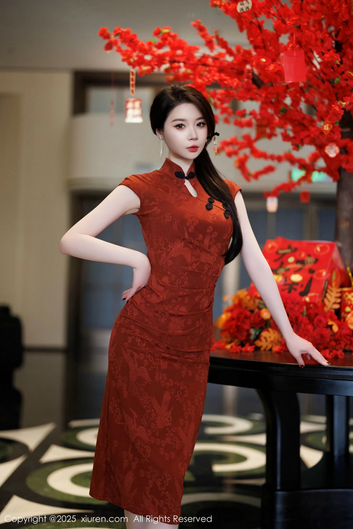 [XiuRen秀人网] 2025.01.24 No.9812 梦心玥 旗袍美腿 [91P] NO.2