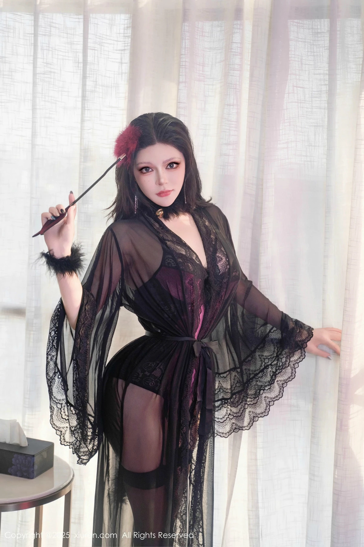 [XiuRen秀人网] 2025.02.07 No.9846 伊丽莎有点白 黑丝美臀 [96P] NO.10