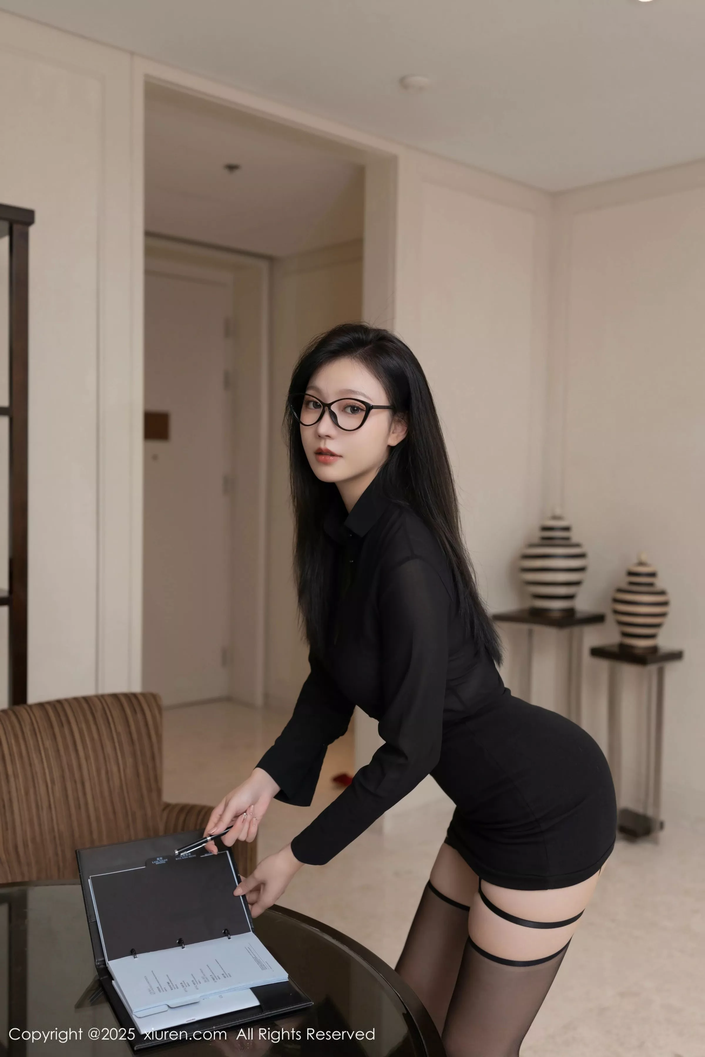 [XiuRen秀人网] 2025.03.11 No.9999 安然anran 美腿黑丝 [85P] NO.7