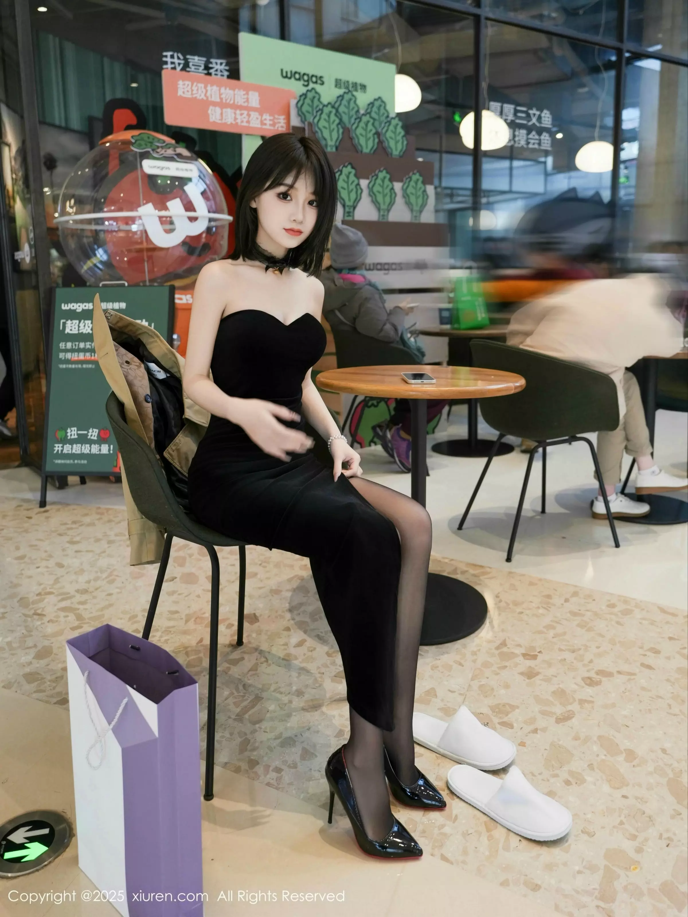 [XiuRen秀人网] 2025.03.12 No.10000 阿汁 黑色礼服 [75P] NO.5