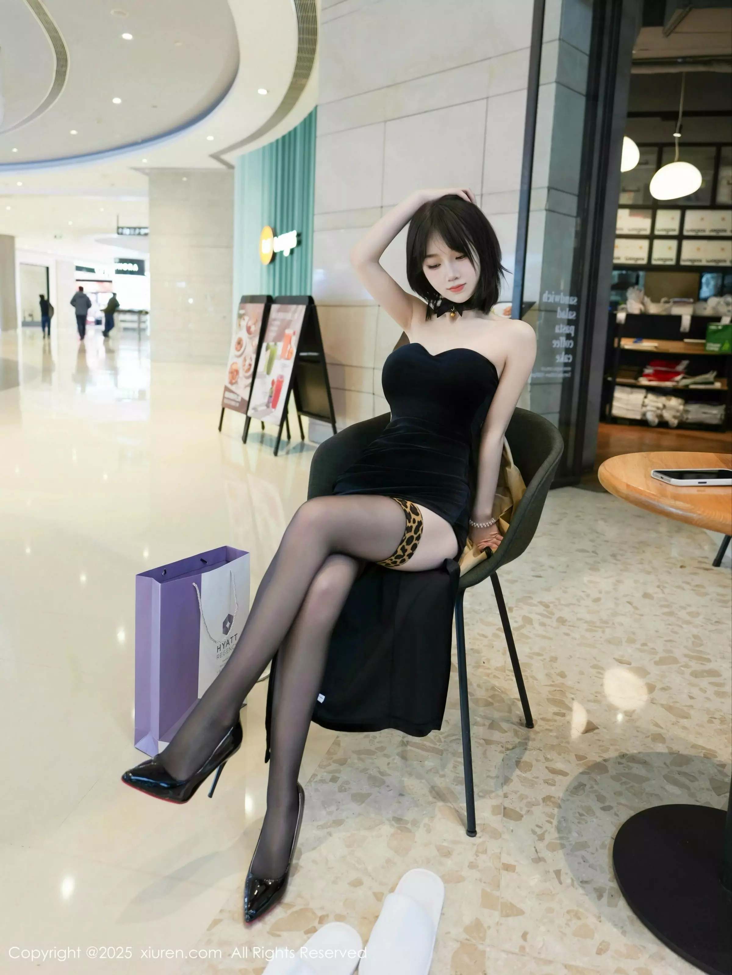 [XiuRen秀人网] 2025.03.12 No.10000 阿汁 黑色礼服 [75P] NO.7