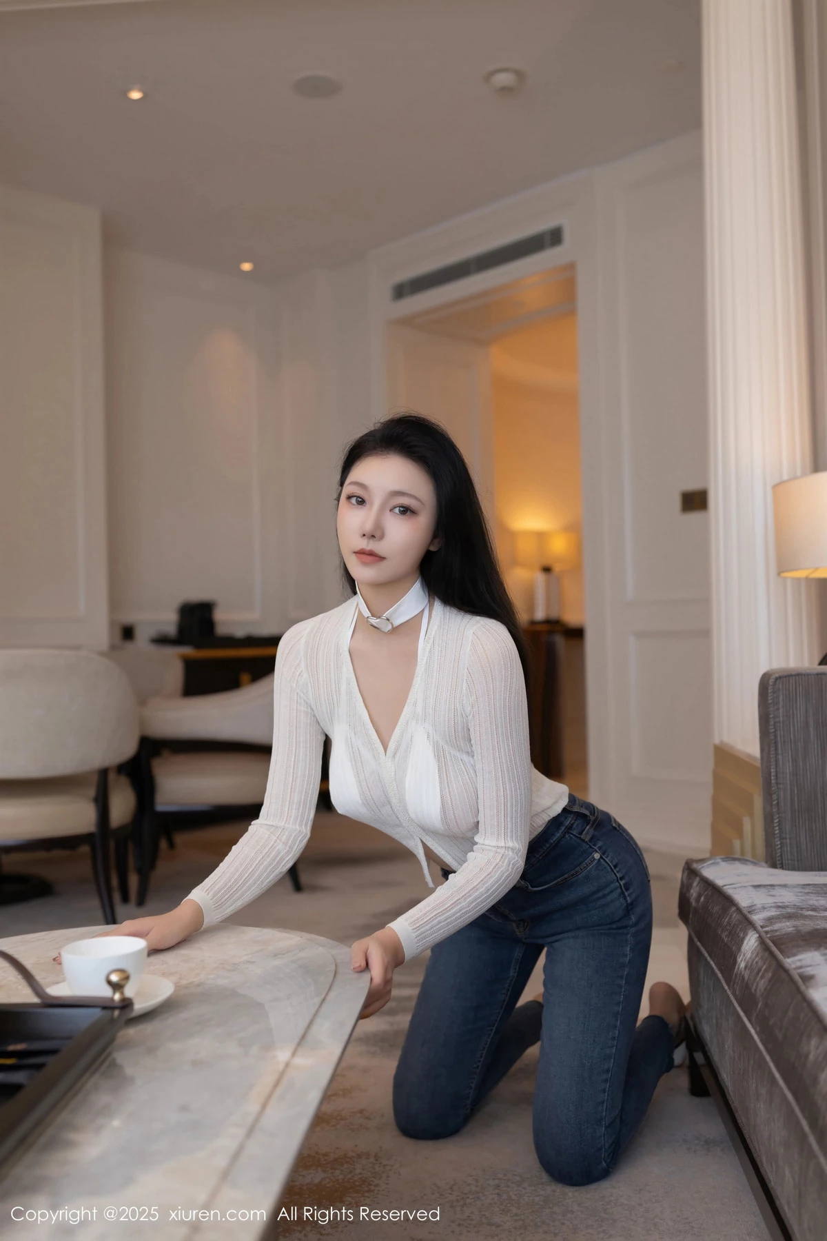 [XiuRen秀人网] 2025.02.18 No.9900 安然anran 丝袜美腿 [83P] NO.8