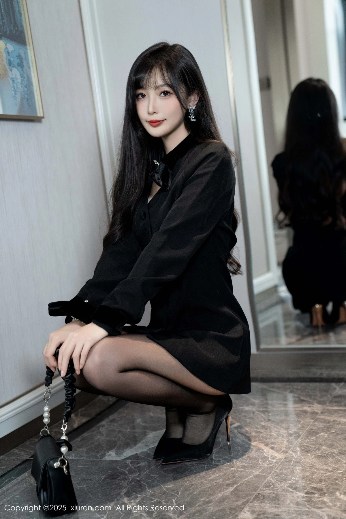 [XiuRen秀人网] 2025.02.21 No.9918 樱桃小阑子 黑丝美腿 [99P] NO.10