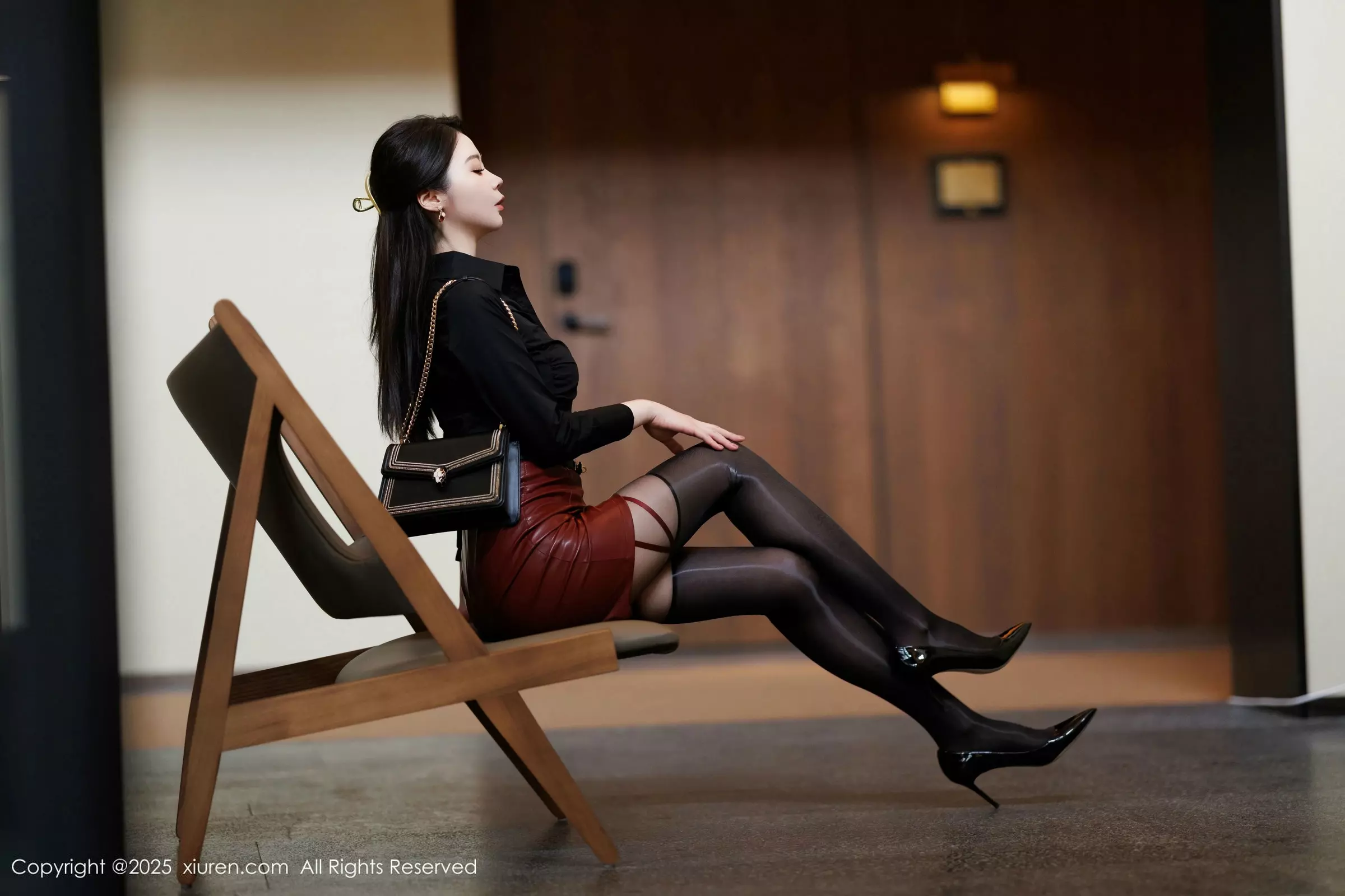 [XiuRen秀人网] 2025.03.19 No.10039 梦心玥 黑丝美腿 [91P] NO.11