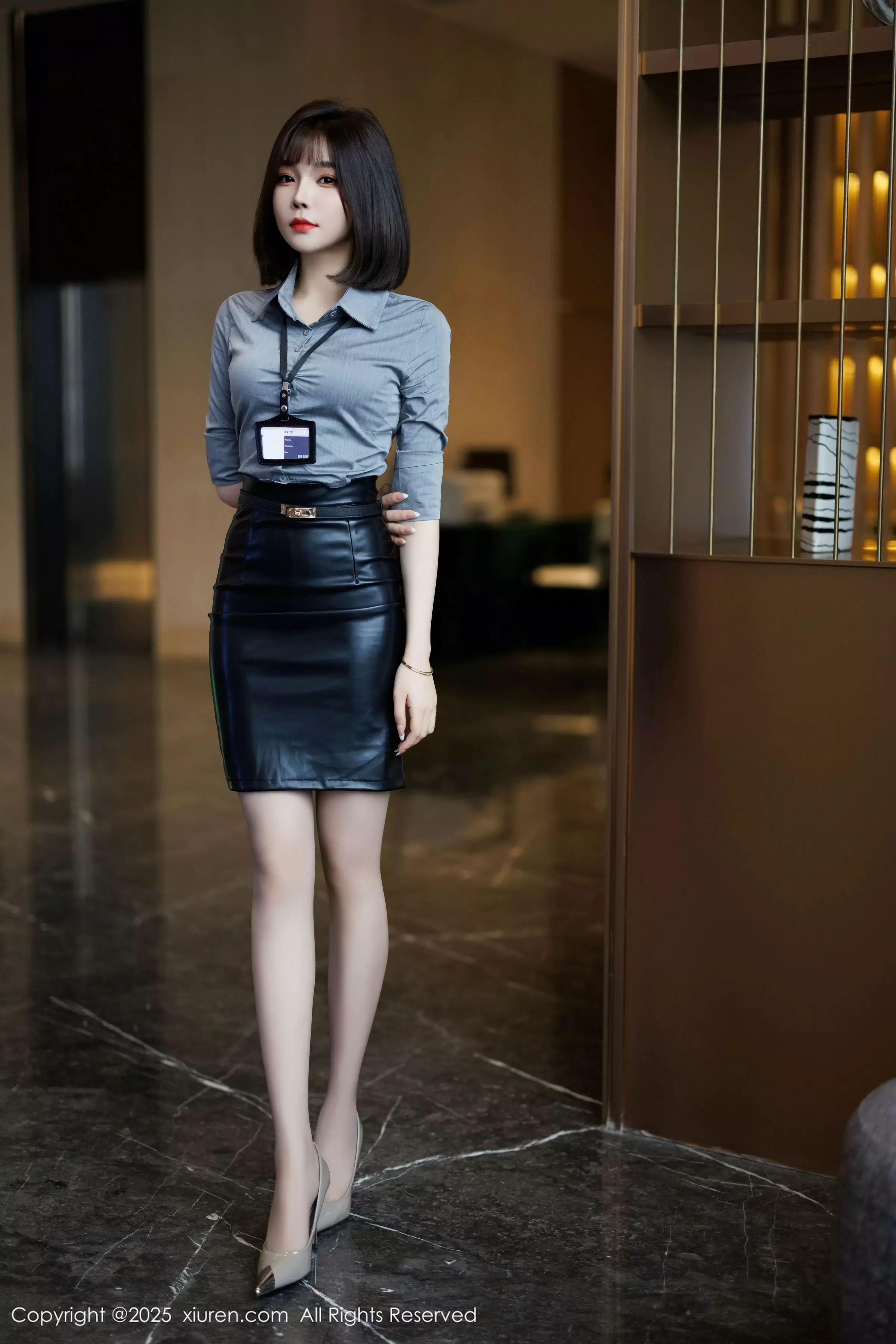 [XiuRen秀人网] 2025.03.27 No.10080 徐莉芝Booty 灰色丝袜 [81P] NO.12