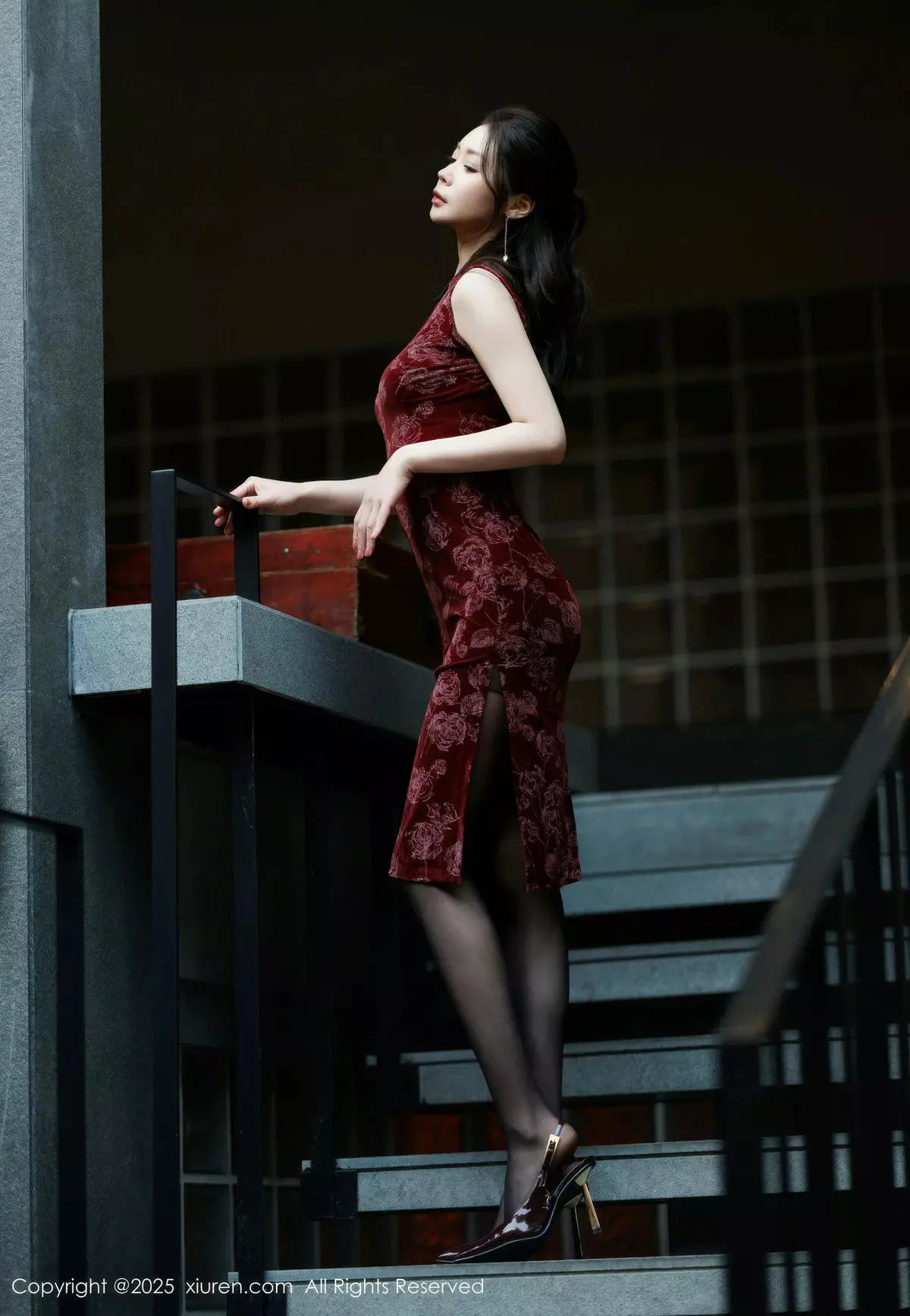 [XiuRen秀人网] 2025.04.02 No.10106 梦心玥 红色旗袍 [82P] NO.9